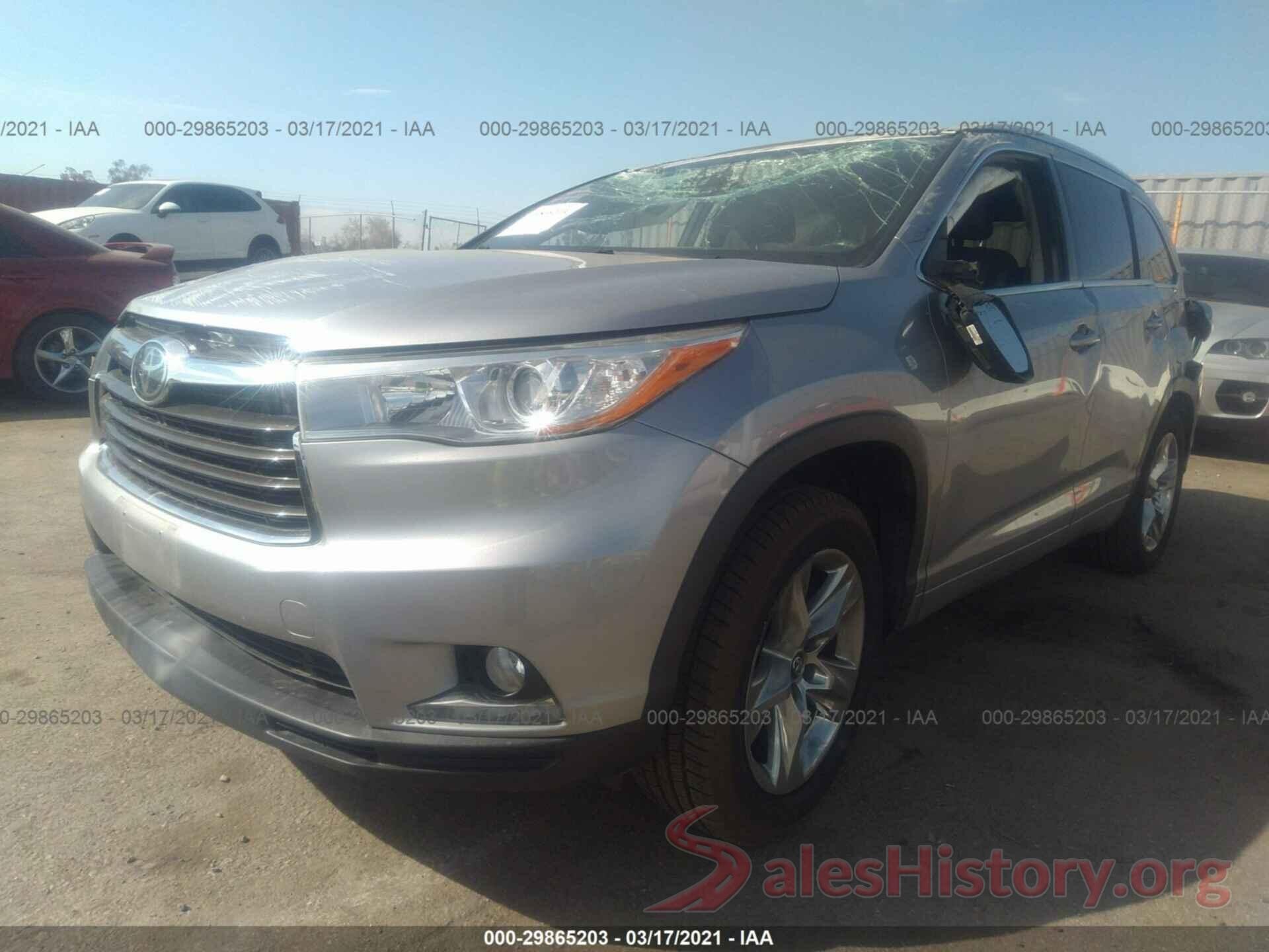 5TDYKRFHXGS180383 2016 TOYOTA HIGHLANDER