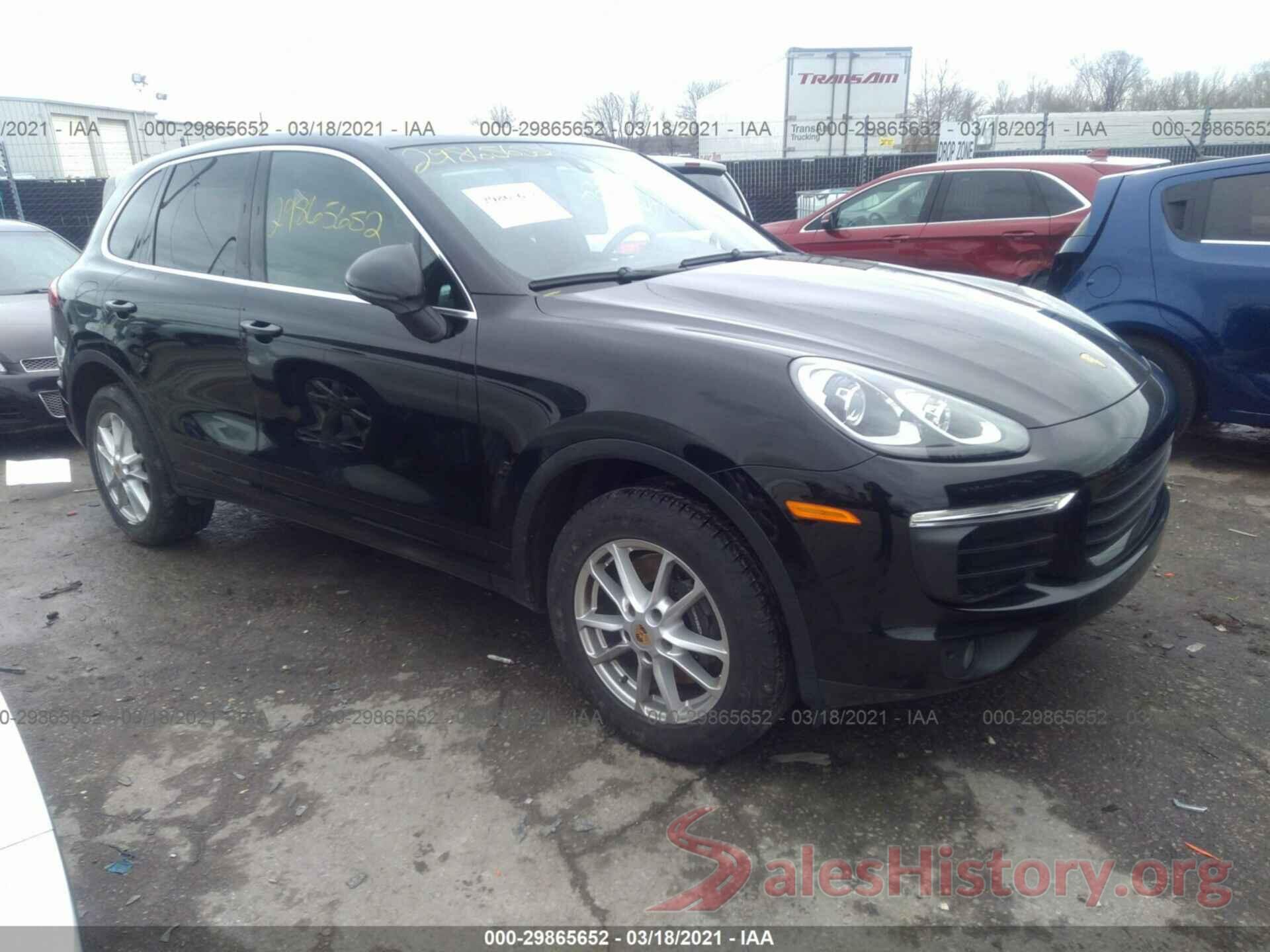 WP1AA2A28GLA10909 2016 PORSCHE CAYENNE