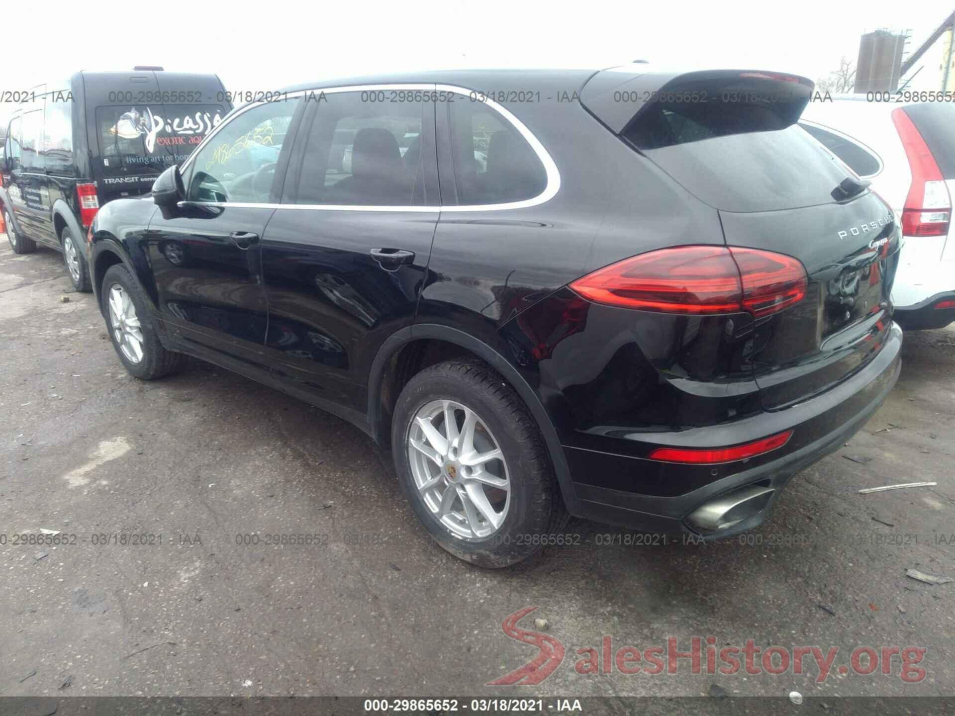 WP1AA2A28GLA10909 2016 PORSCHE CAYENNE