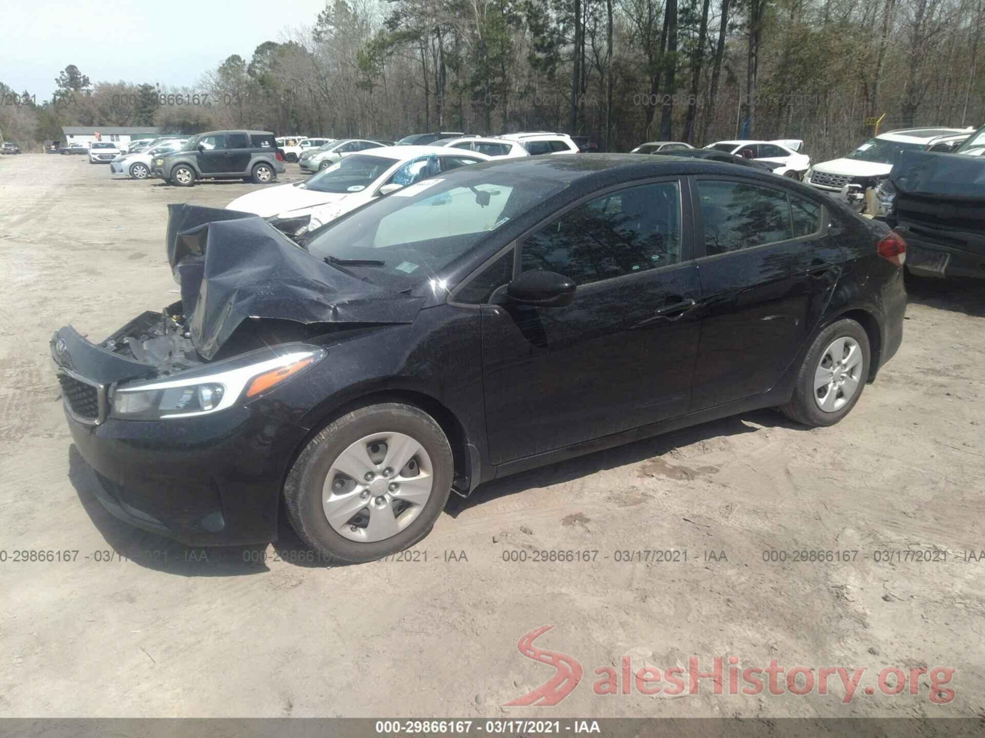 3KPFK4A71JE182145 2018 KIA FORTE