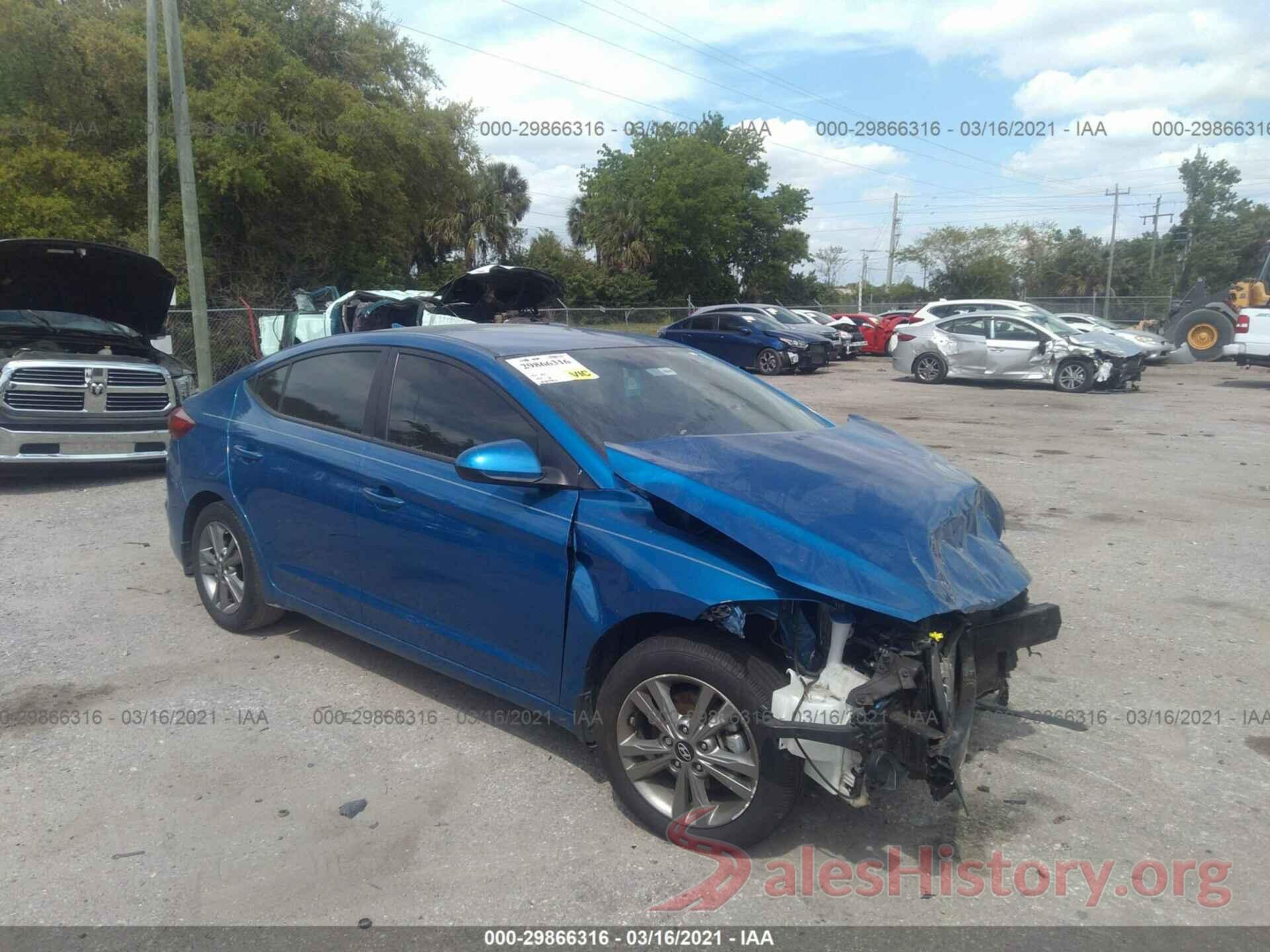 5NPD84LF6JH360153 2018 HYUNDAI ELANTRA