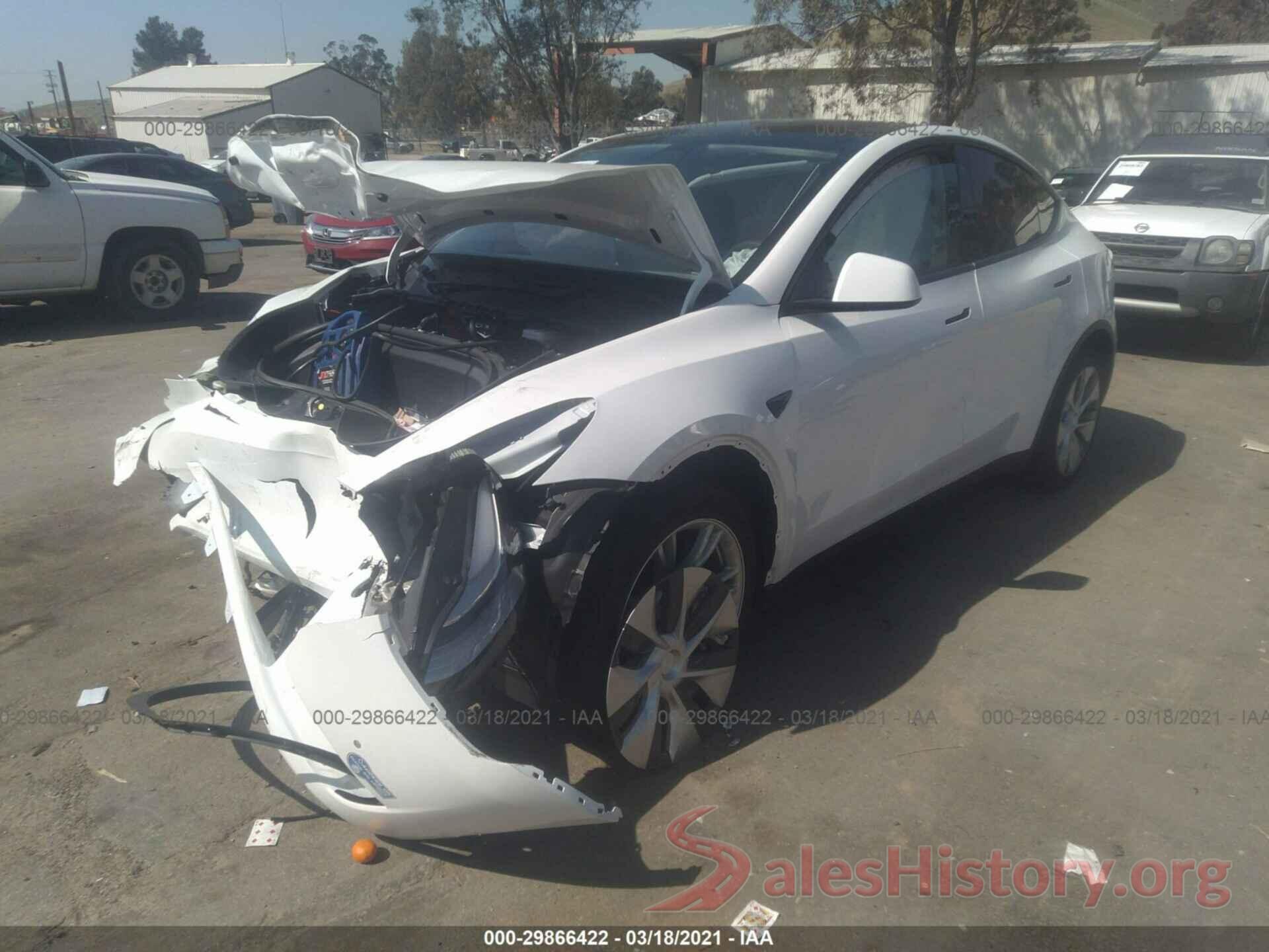 5YJYGDEE8MF063414 2021 TESLA MODEL Y