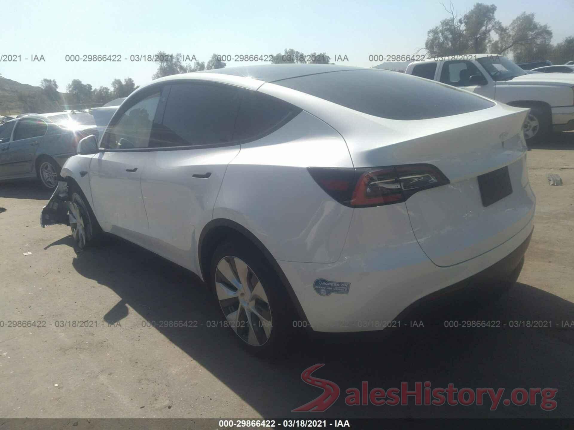 5YJYGDEE8MF063414 2021 TESLA MODEL Y