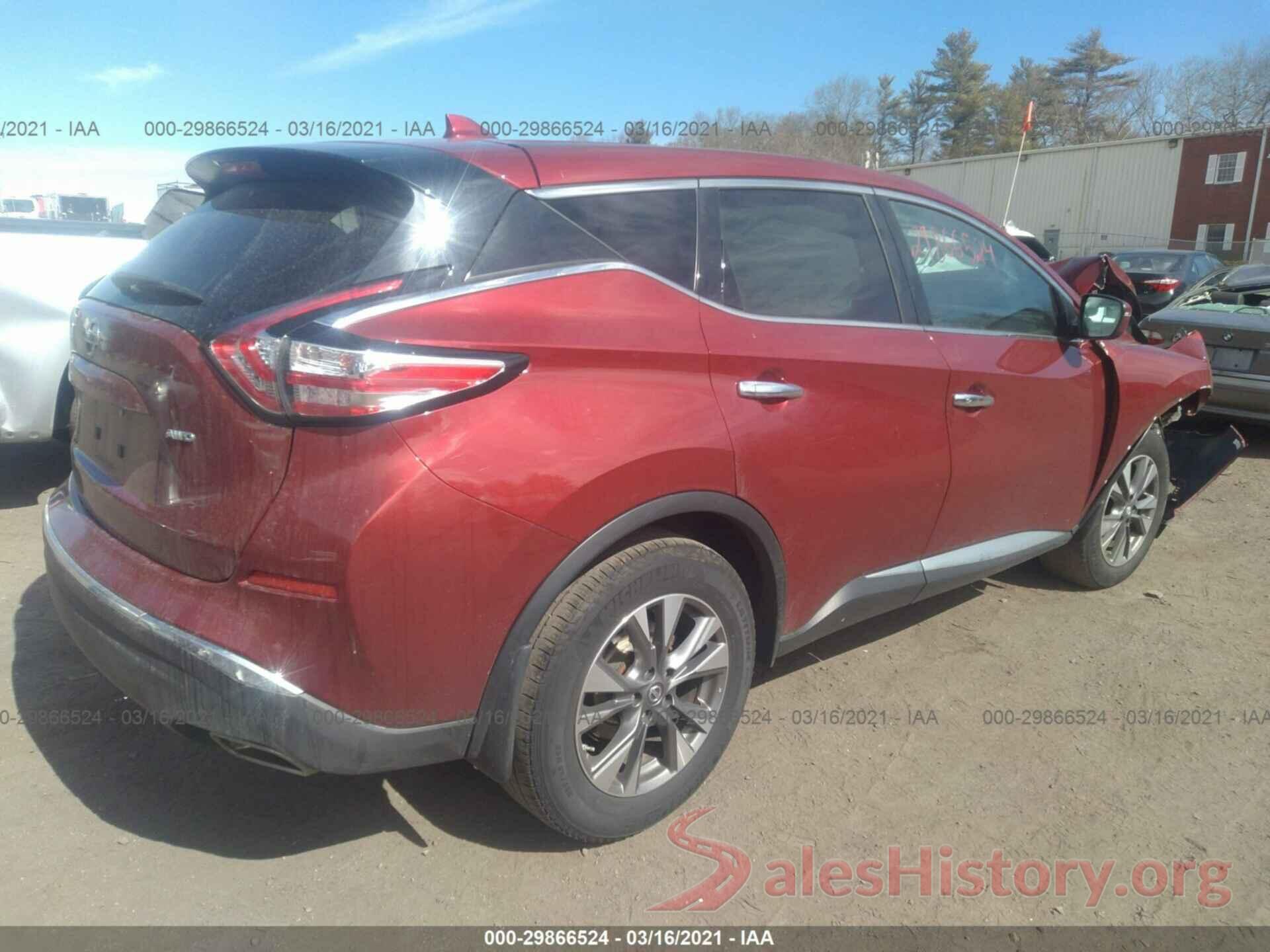 5N1AZ2MH4HN187405 2017 NISSAN MURANO