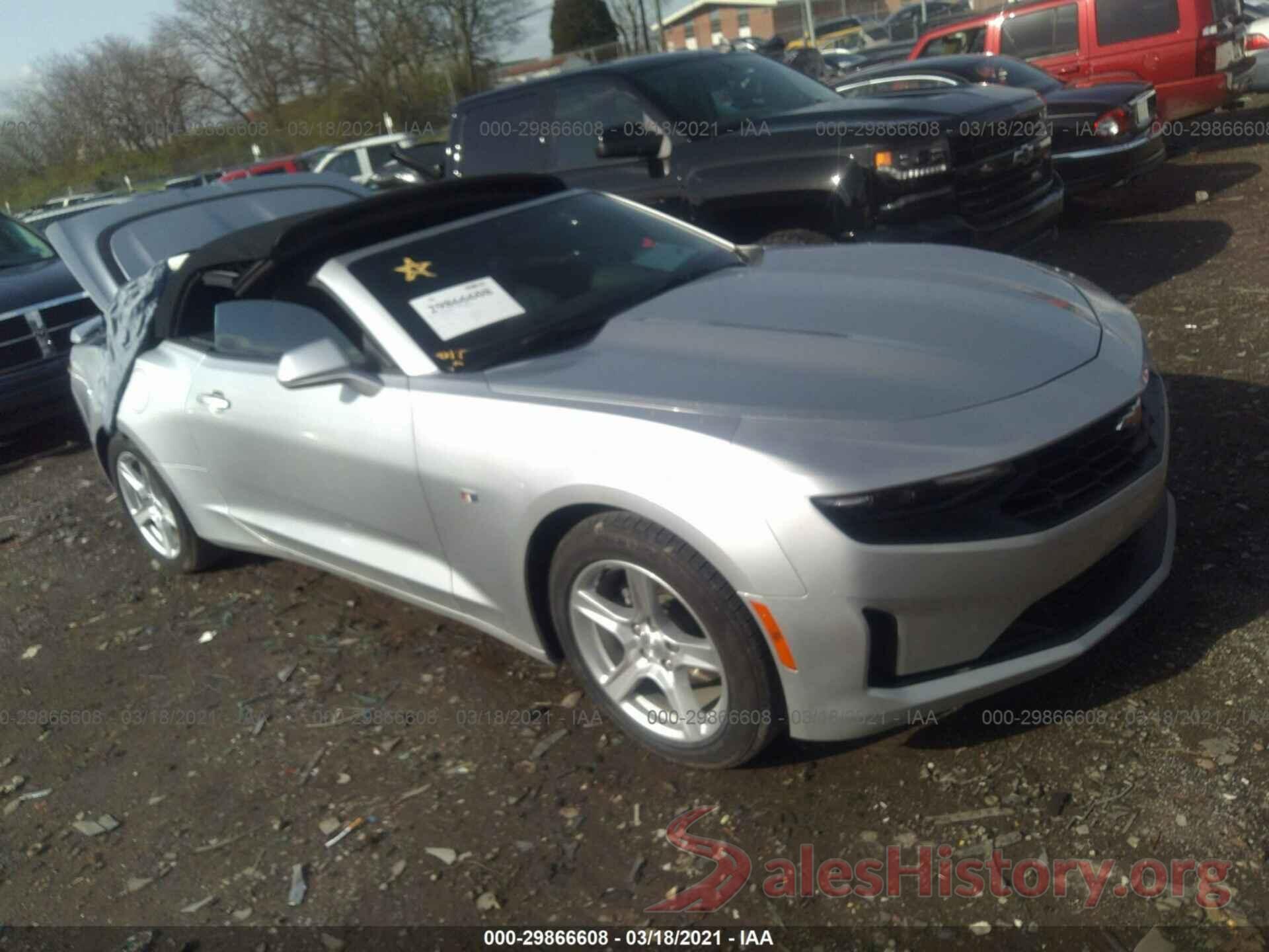 1G1FB3DS2K0133162 2019 CHEVROLET CAMARO