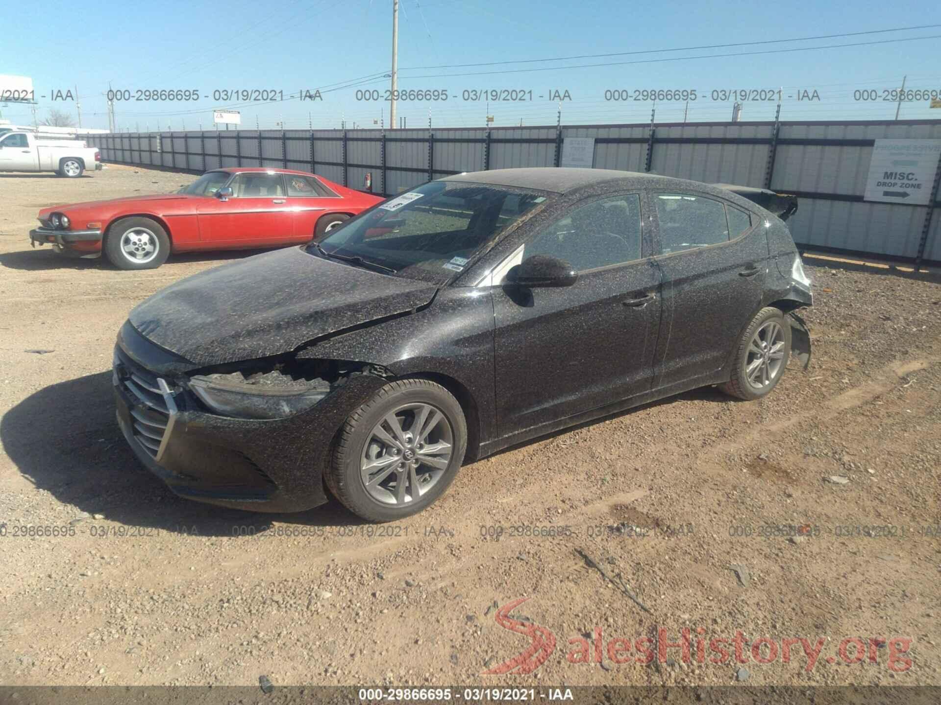 5NPD84LF7JH365152 2018 HYUNDAI ELANTRA