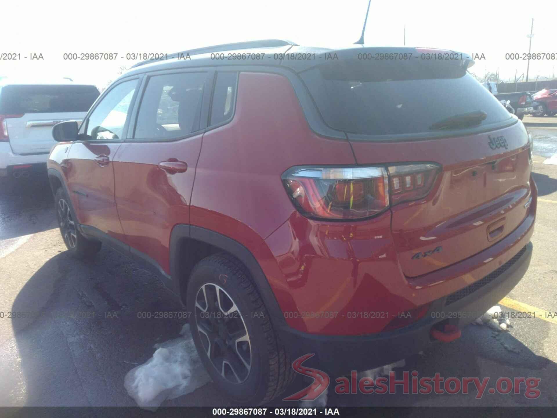 3C4NJDDB5LT171744 2020 JEEP COMPASS