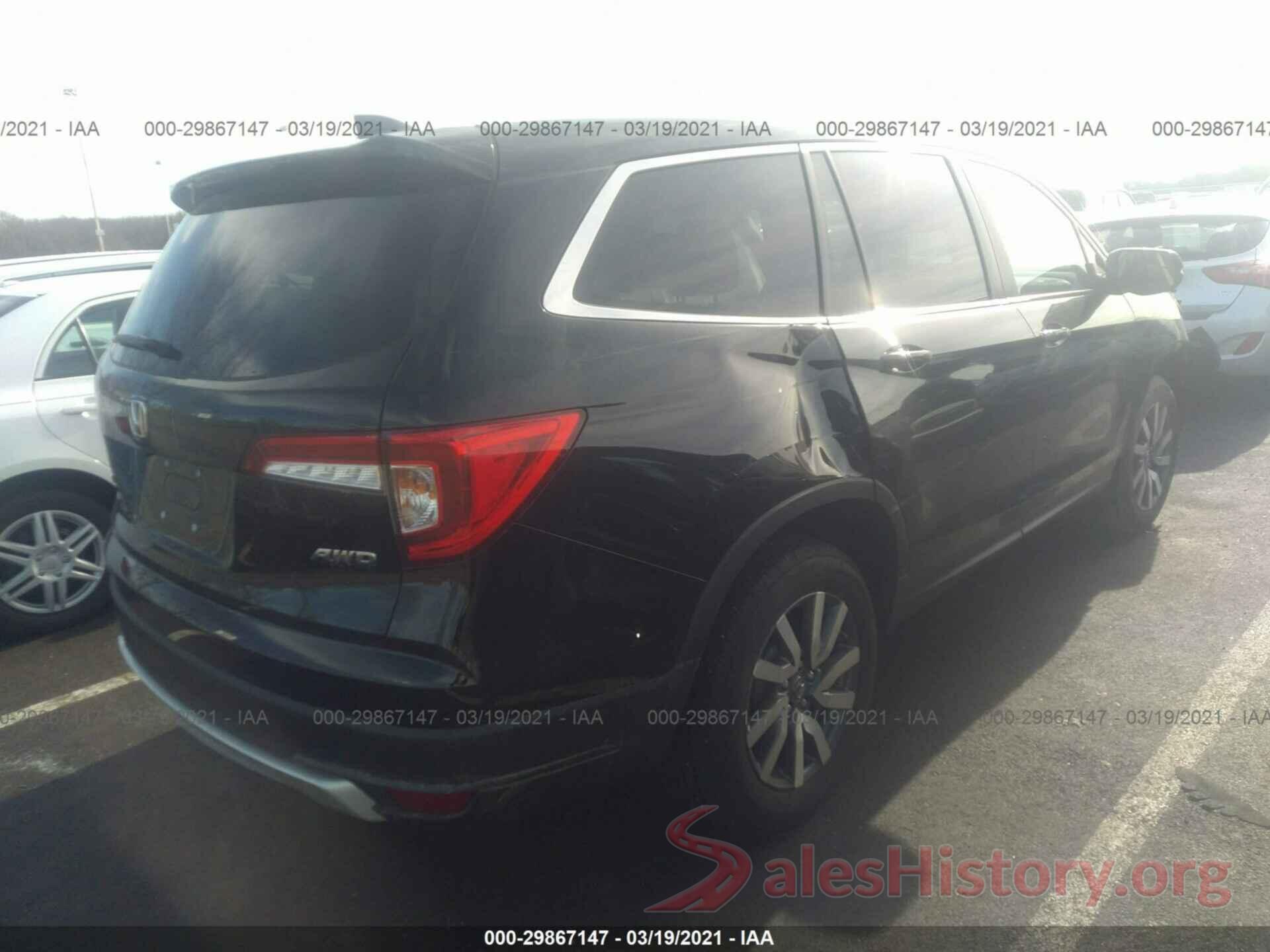 5FNYF6H3XKB101196 2019 HONDA PILOT