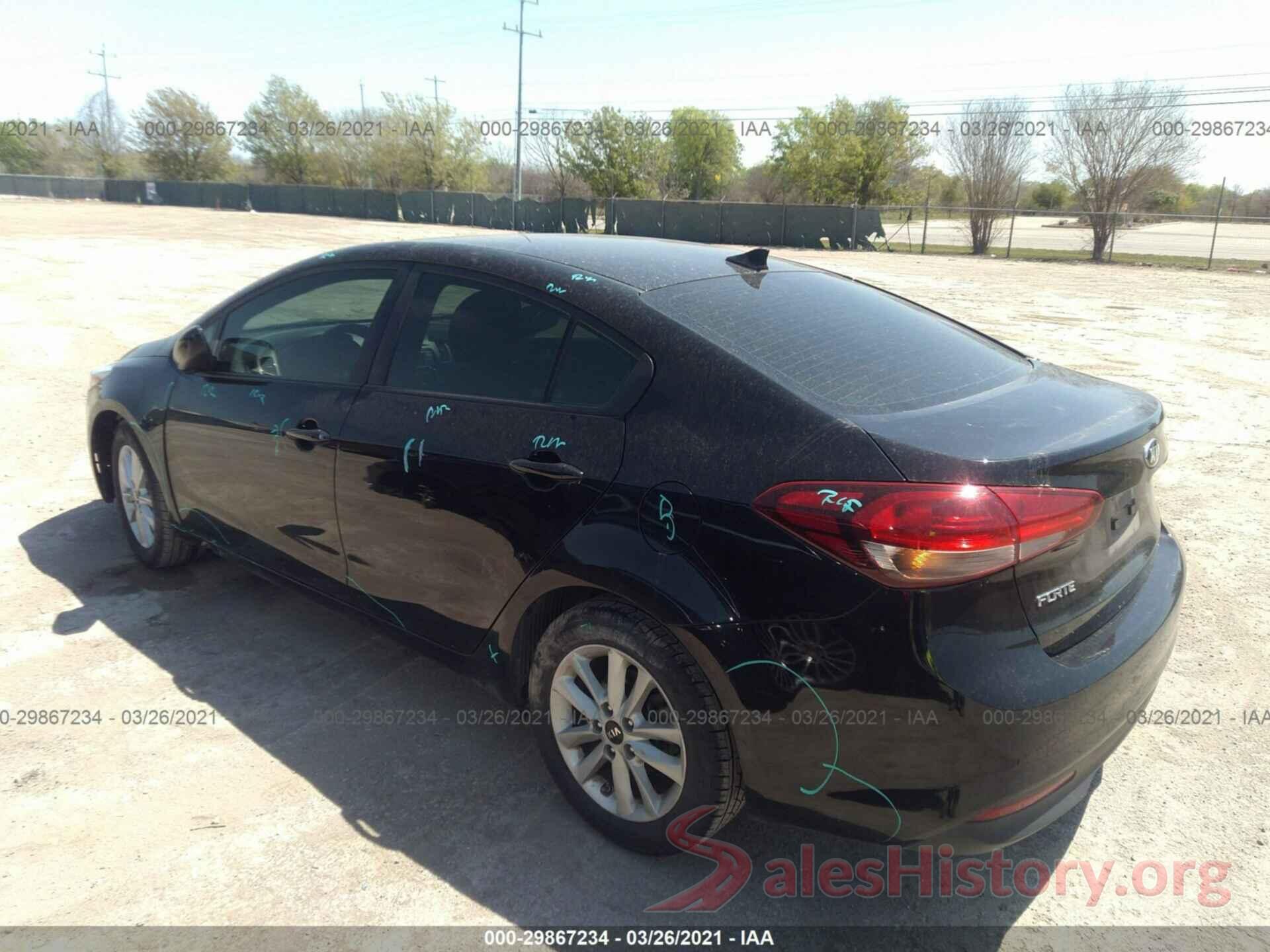 3KPFL4A79HE128857 2017 KIA FORTE