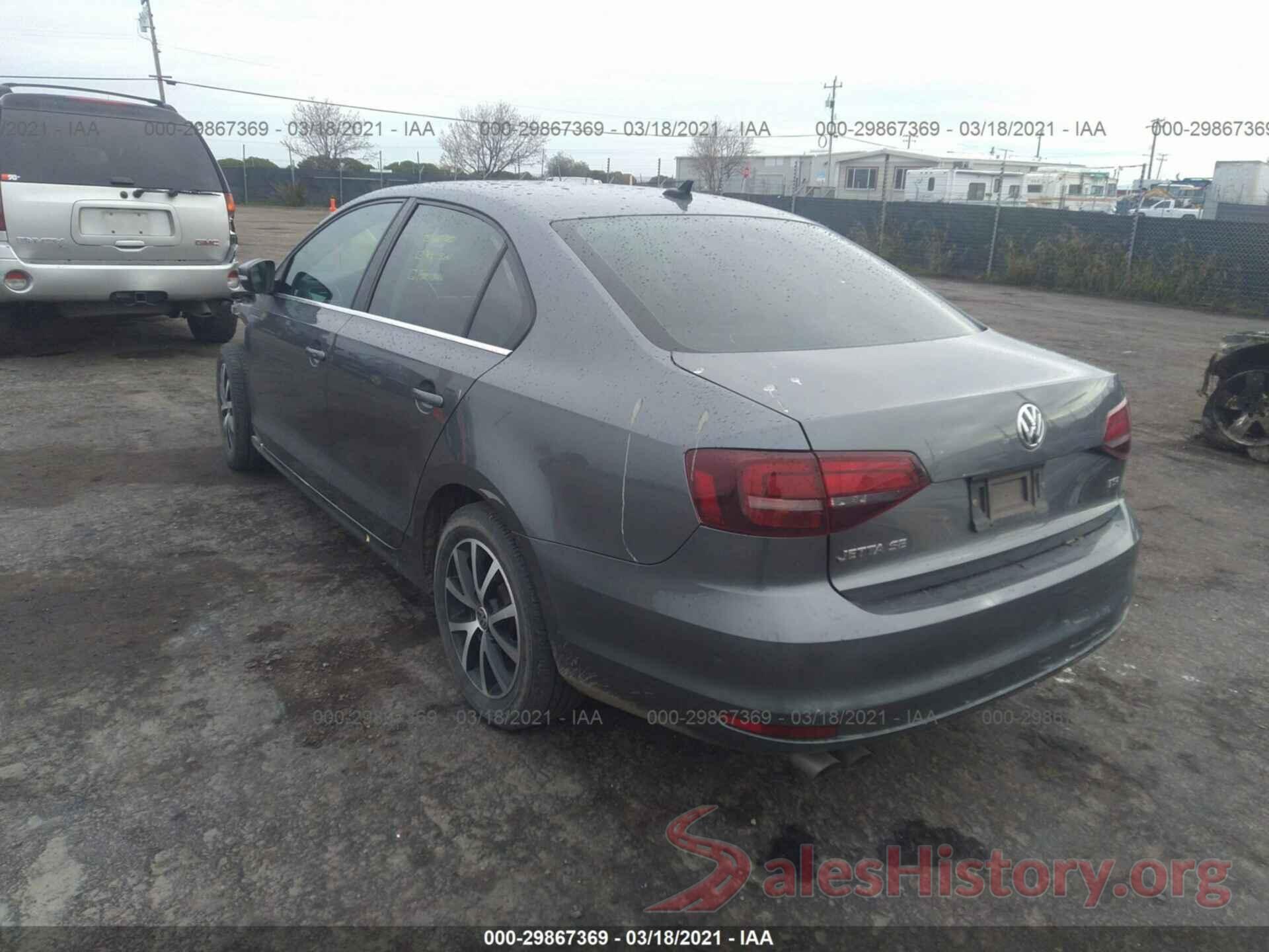 3VWDB7AJ3HM292793 2017 VOLKSWAGEN JETTA