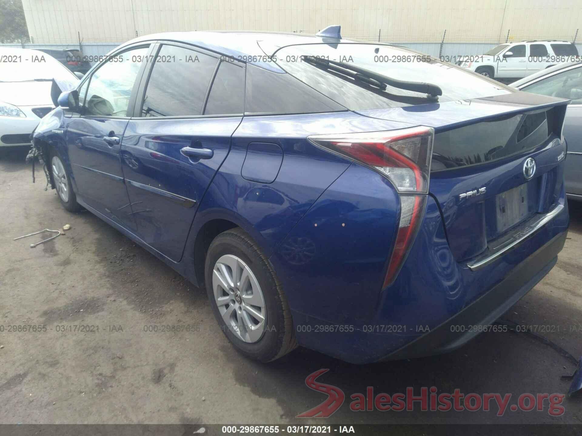 JTDKBRFU2G3528343 2016 TOYOTA PRIUS