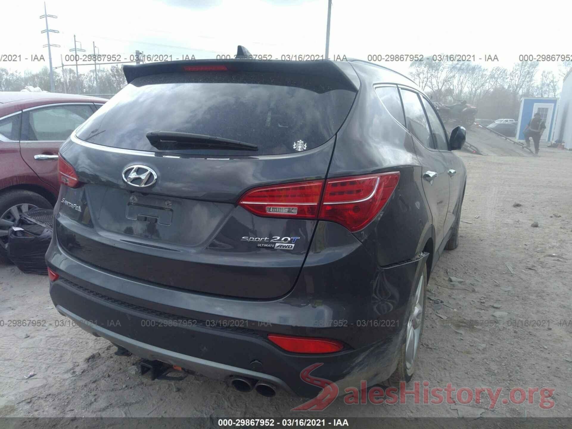 5XYZWDLA9GG331861 2016 HYUNDAI SANTA FE SPORT