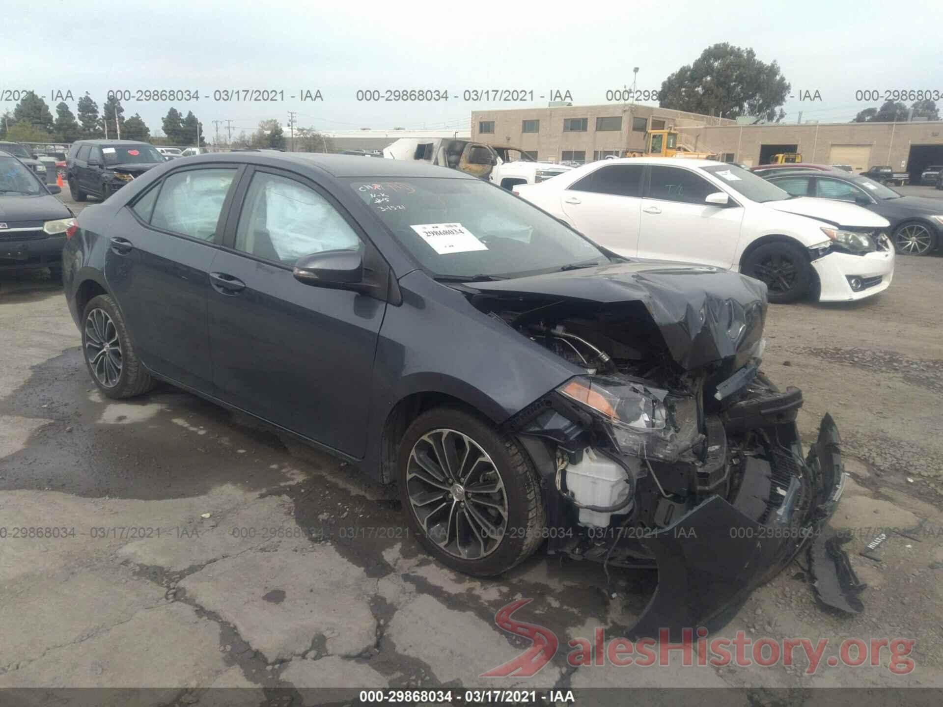 2T1BURHEXGC677560 2016 TOYOTA COROLLA