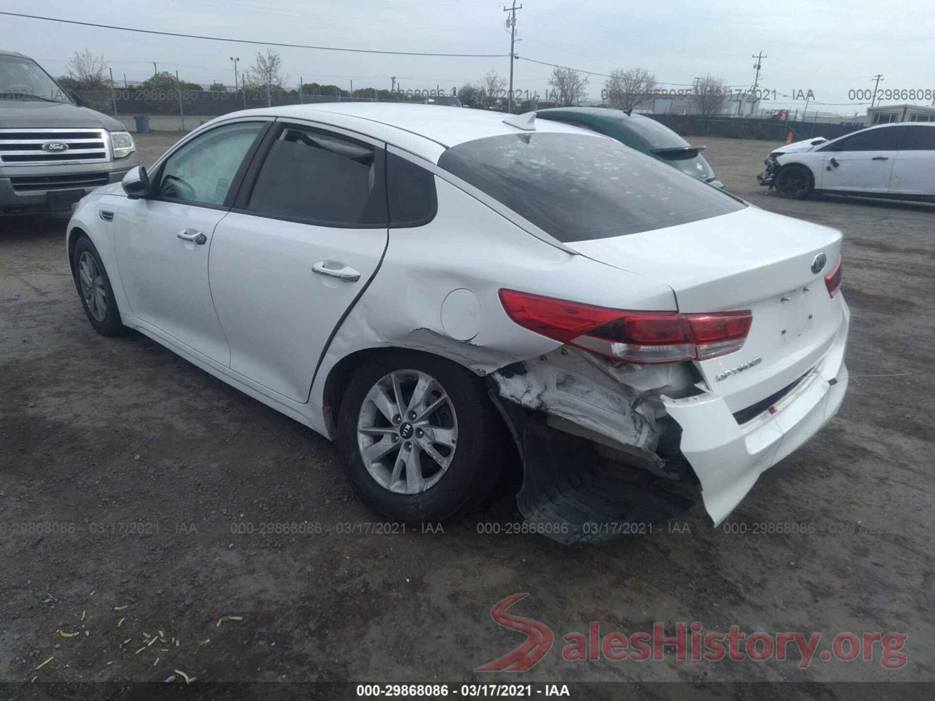 KNAGT4L37G5074030 2016 KIA OPTIMA