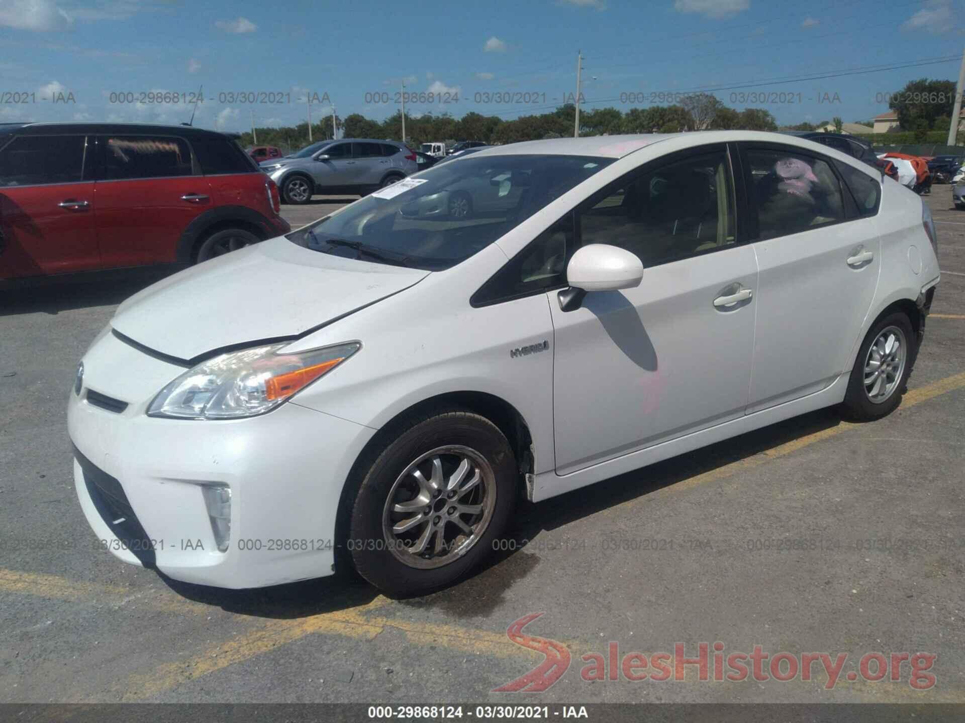 JTDKN3DU3F0465034 2015 TOYOTA PRIUS