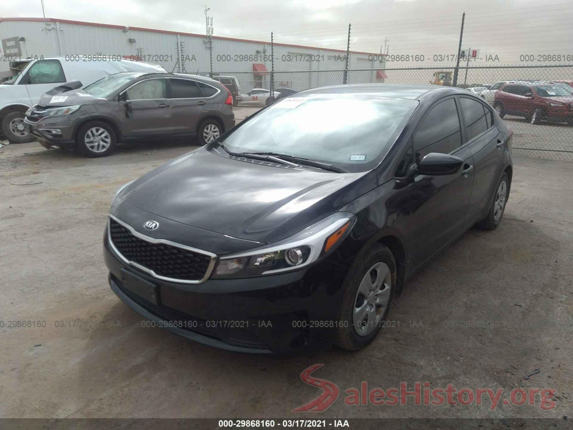 3KPFK4A74JE174606 2018 KIA FORTE