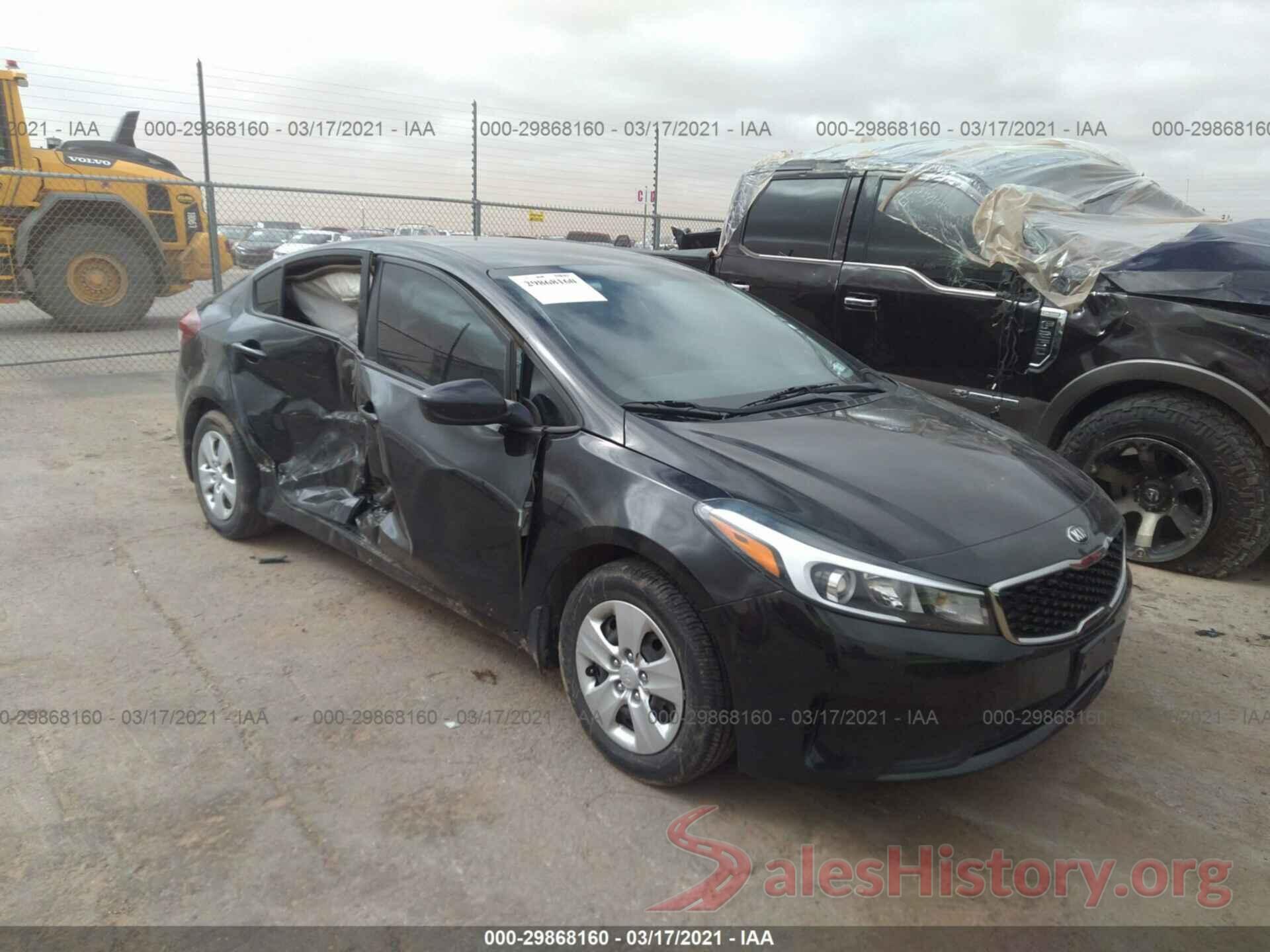 3KPFK4A74JE174606 2018 KIA FORTE