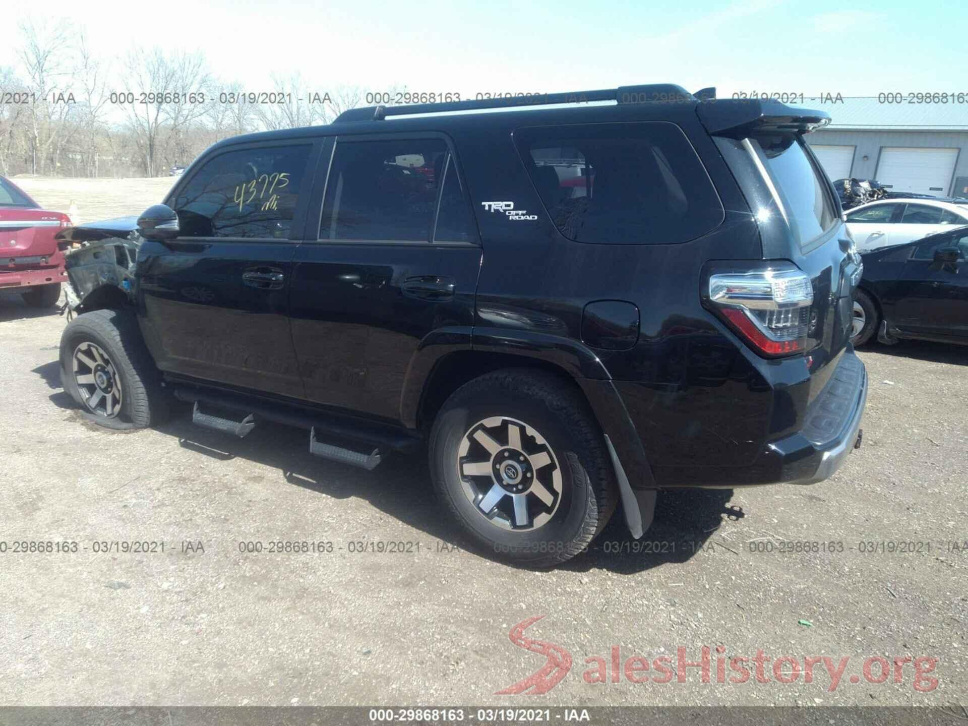 JTEBU5JRXK5631850 2019 TOYOTA 4RUNNER