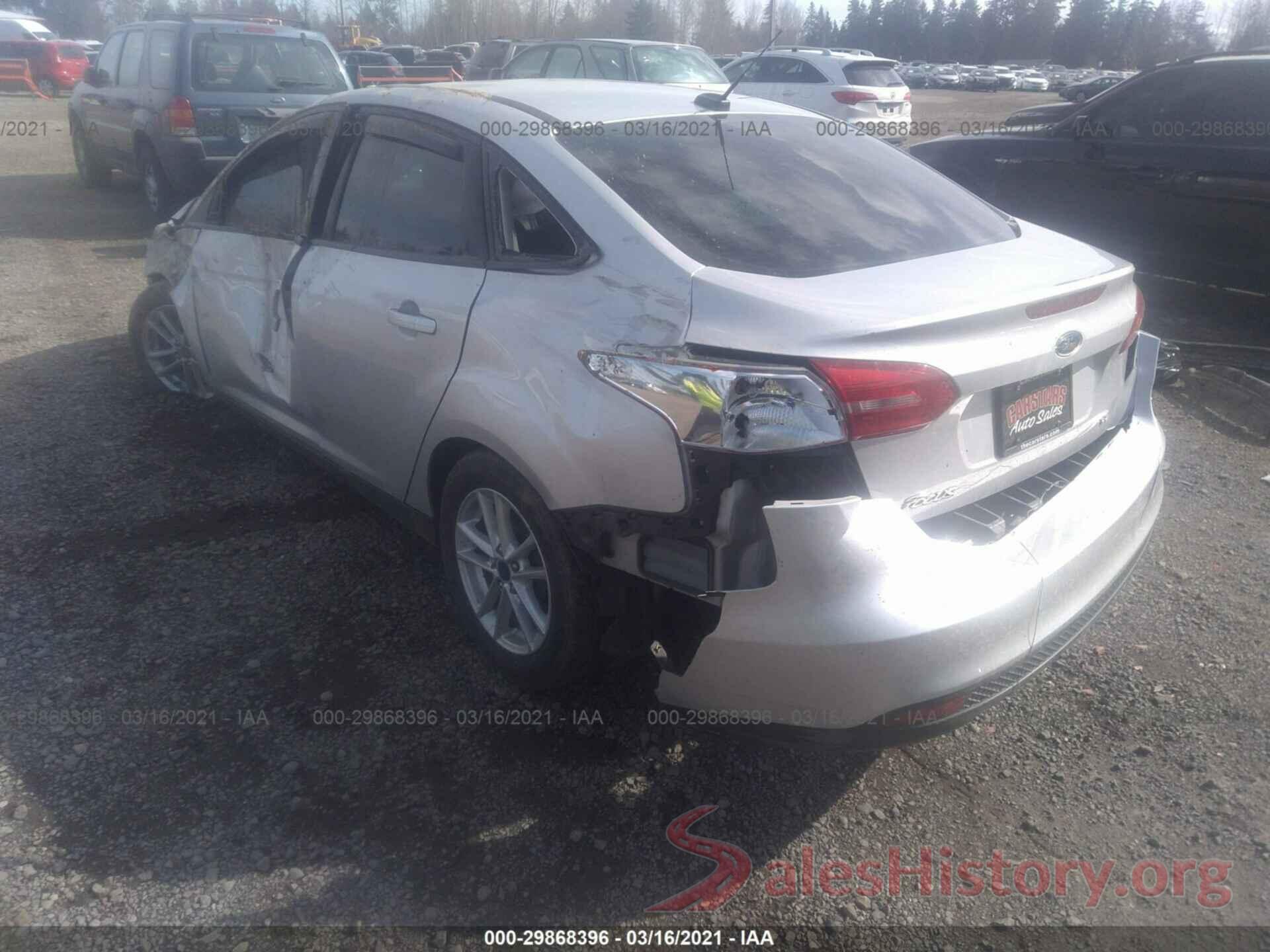 1FADP3F25GL290189 2016 FORD FOCUS