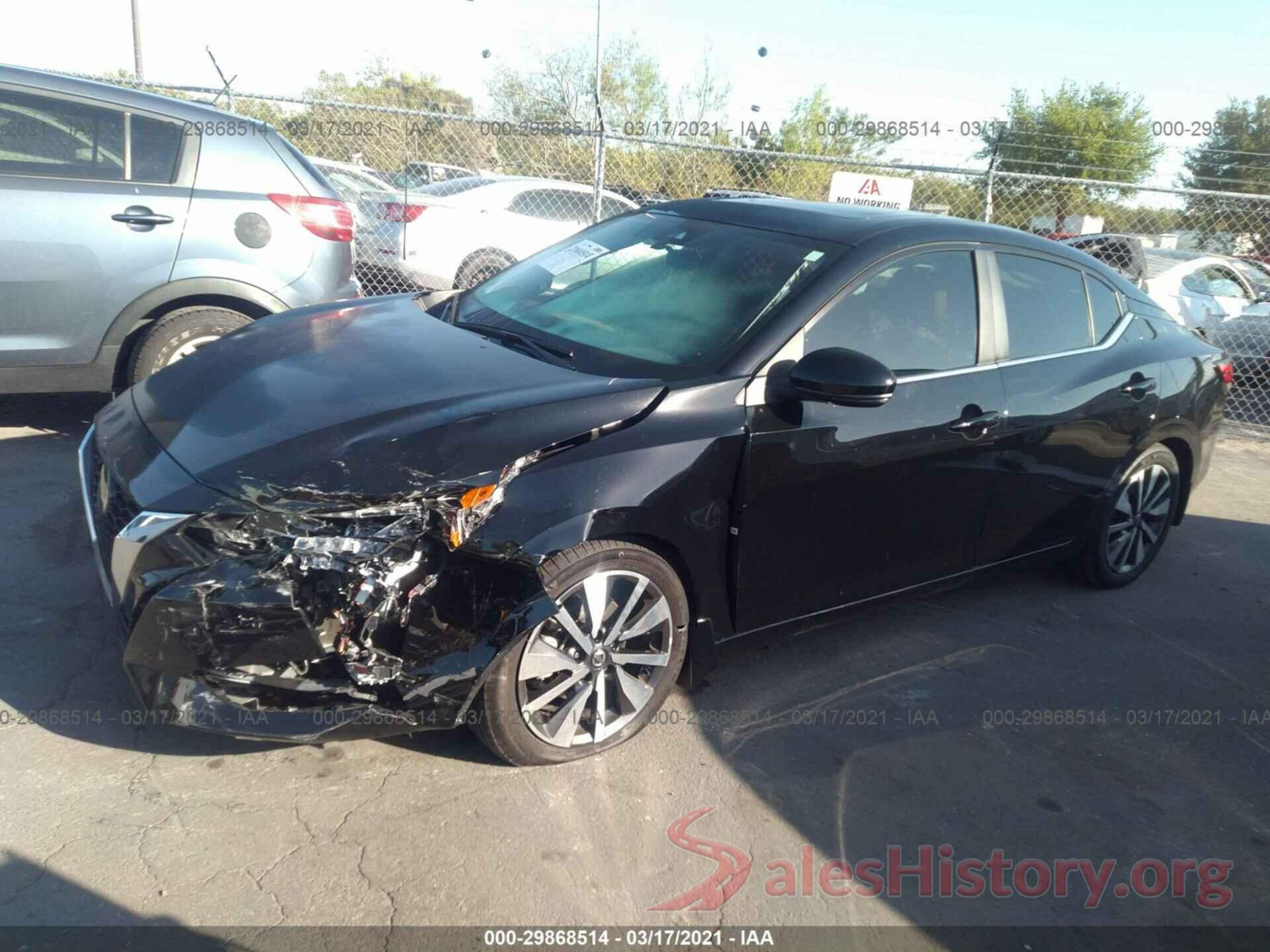 3N1AB8CV7LY207762 2020 NISSAN SENTRA