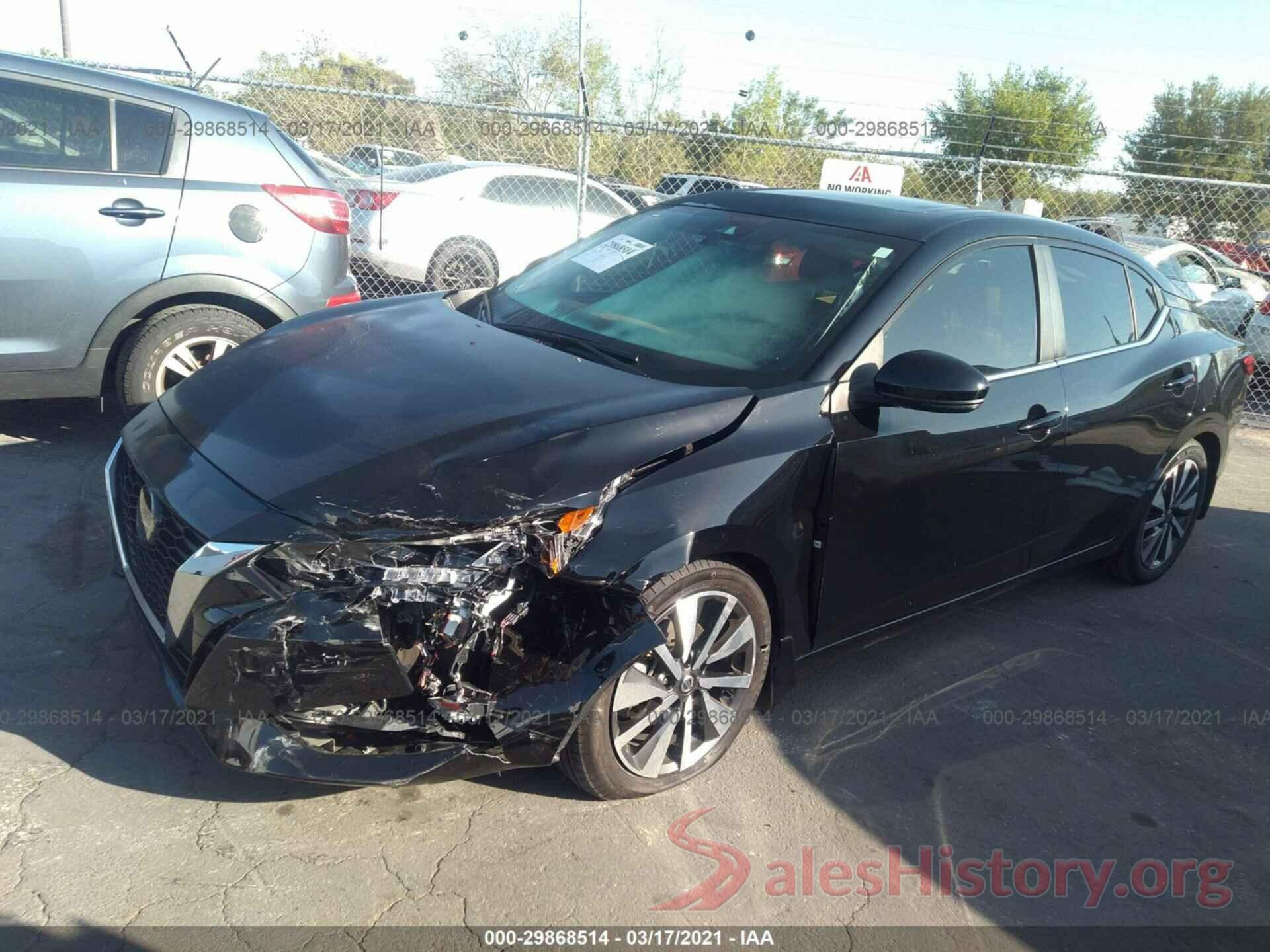 3N1AB8CV7LY207762 2020 NISSAN SENTRA