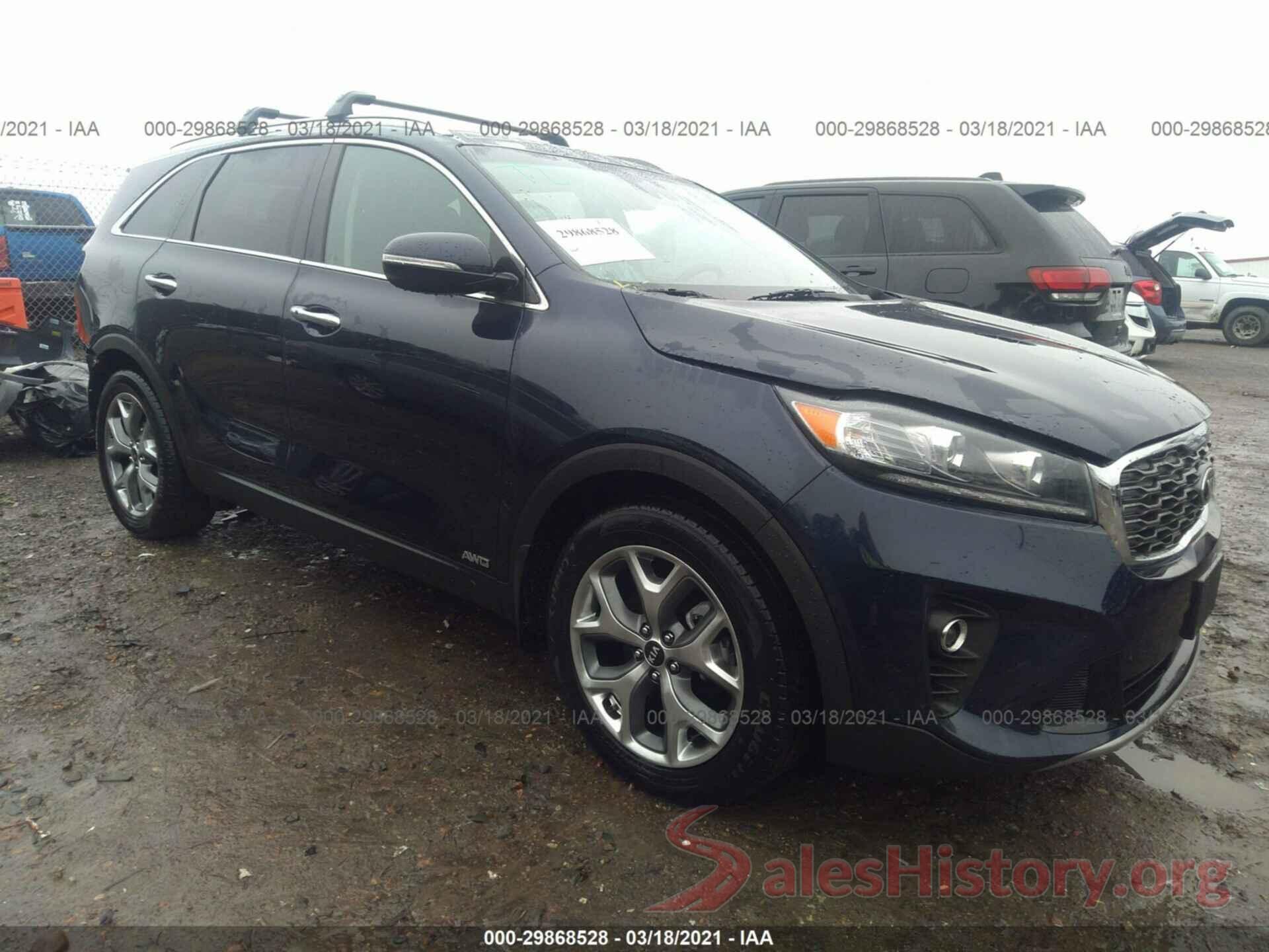 5XYPHDA59KG604894 2019 KIA SORENTO