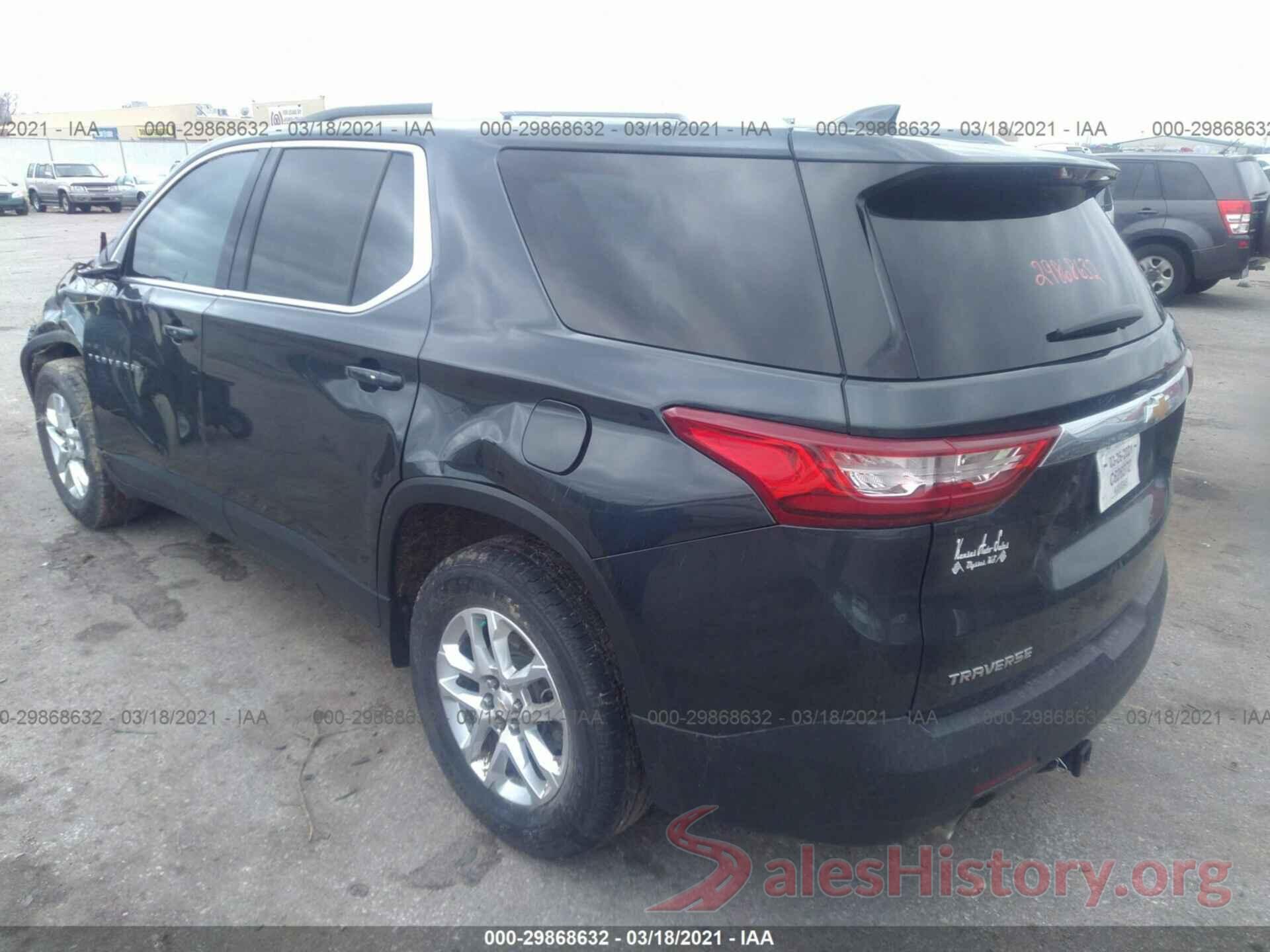 1GNERGKW9JJ206457 2018 CHEVROLET TRAVERSE