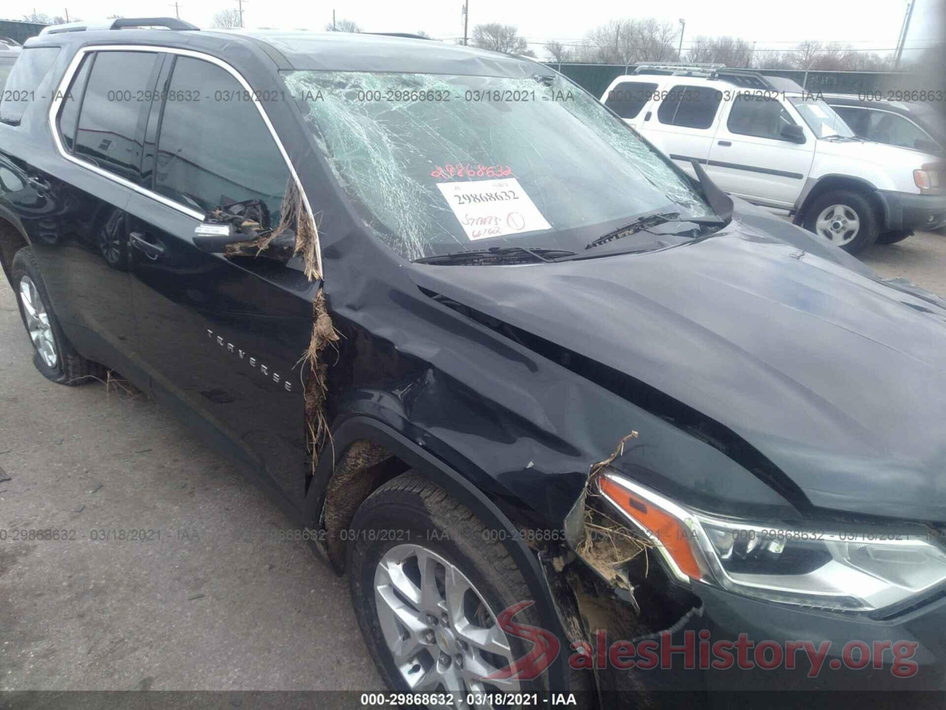 1GNERGKW9JJ206457 2018 CHEVROLET TRAVERSE