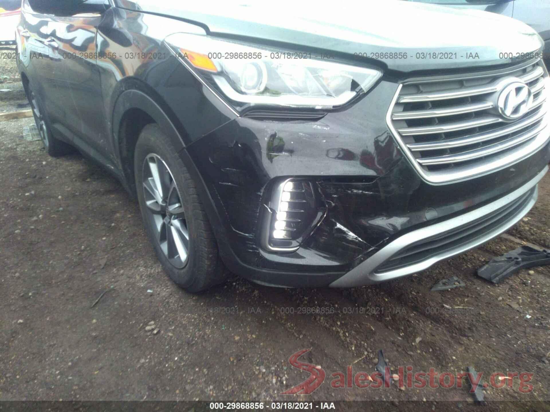 KM8SM4HF0HU207372 2017 HYUNDAI SANTA FE