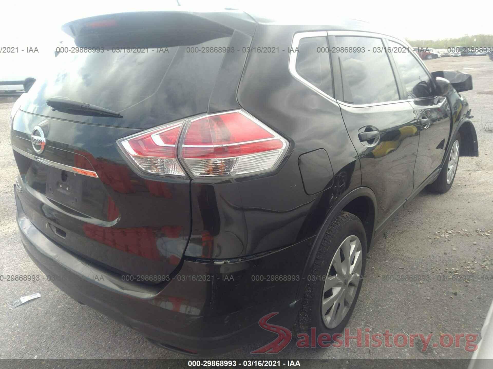 5N1AT2MT8GC797887 2016 NISSAN ROGUE