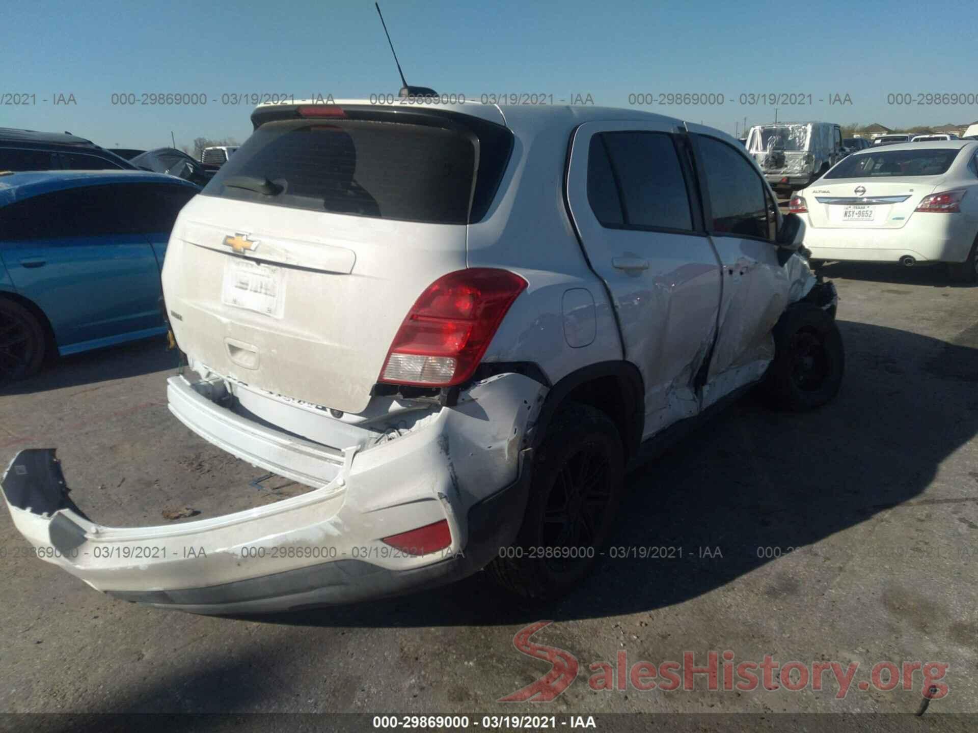 KL7CJKSB0LB072150 2020 CHEVROLET TRAX