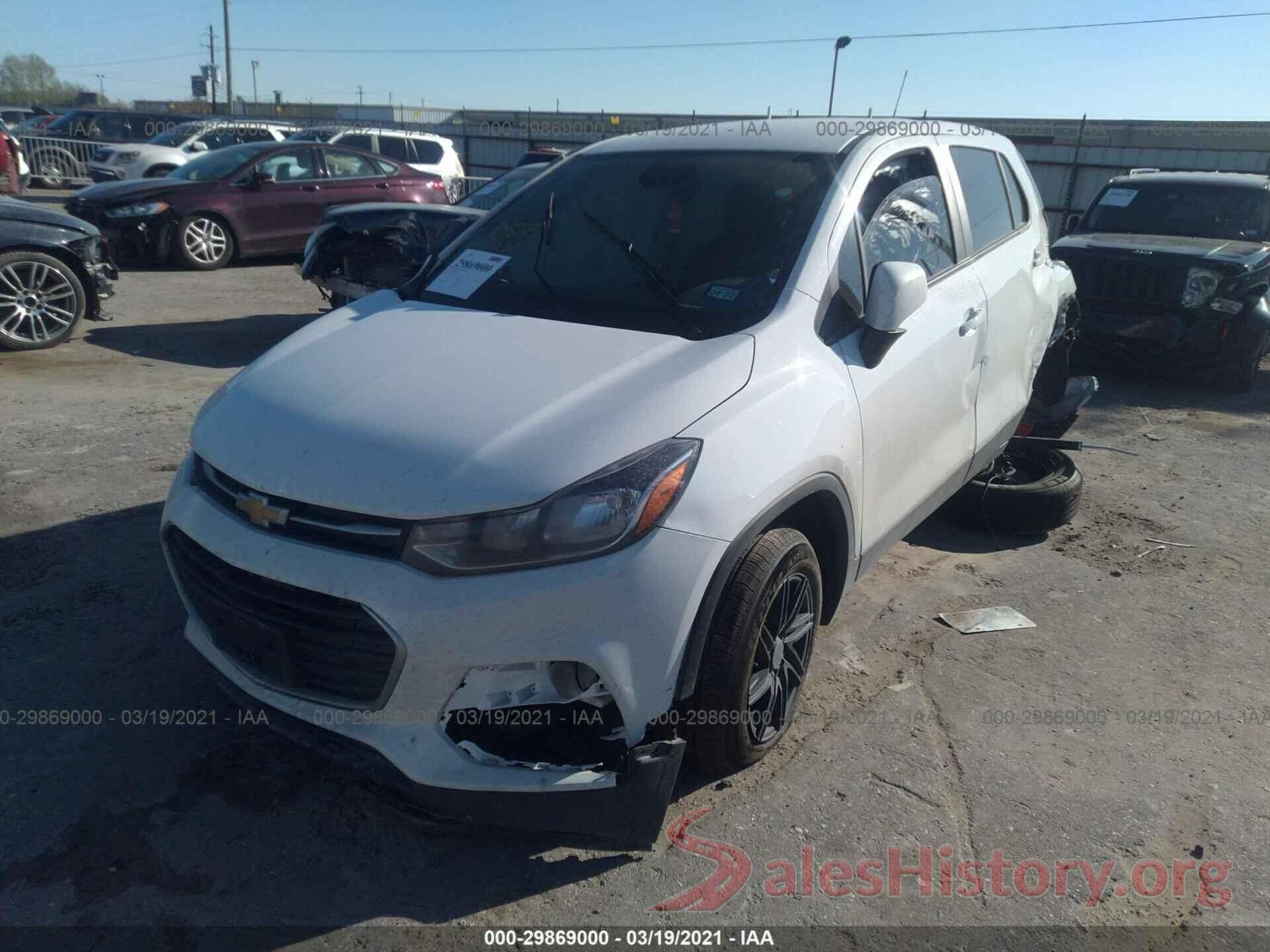 KL7CJKSB0LB072150 2020 CHEVROLET TRAX