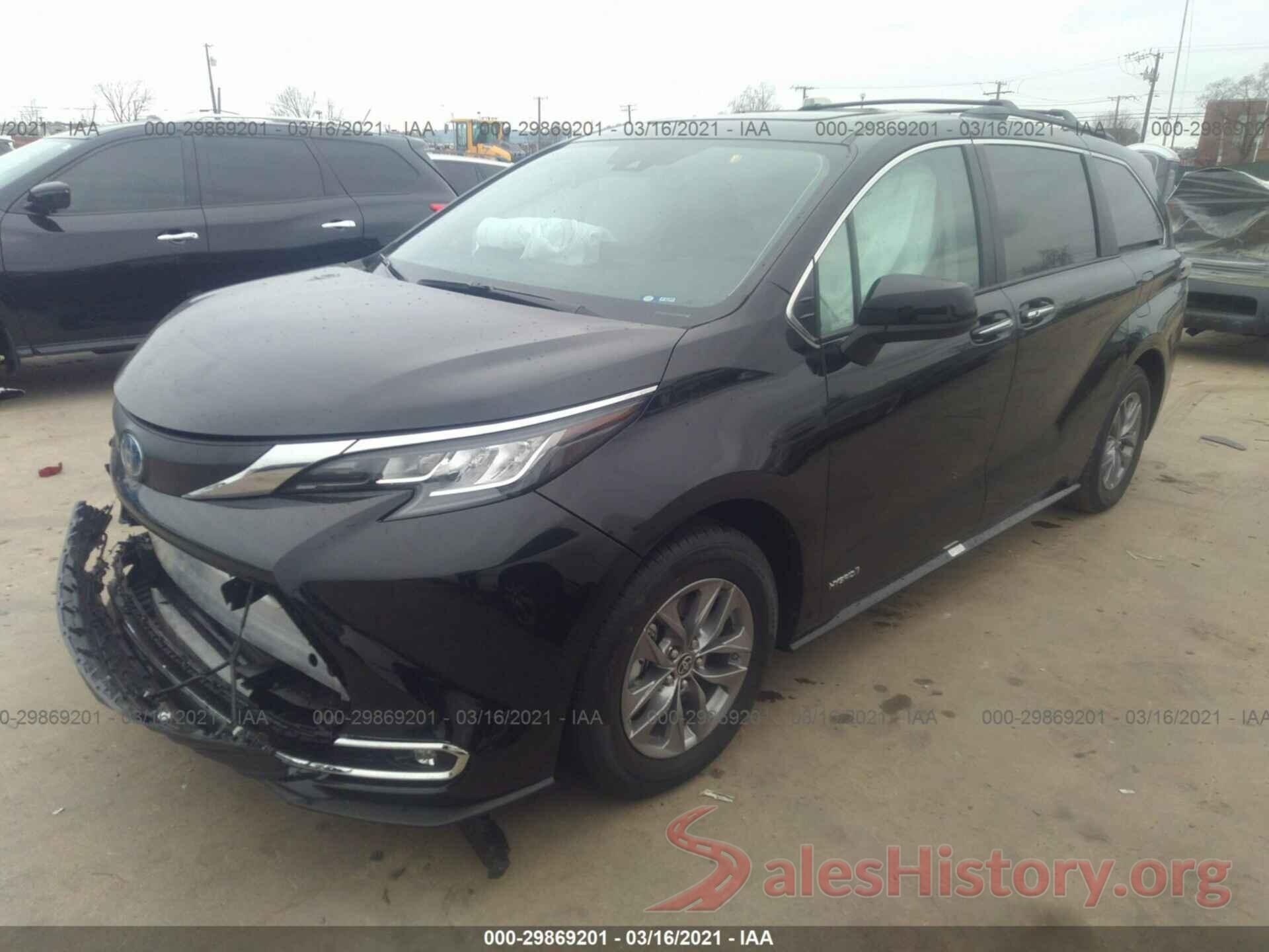 5TDJSKFC4MS011324 2021 TOYOTA SIENNA