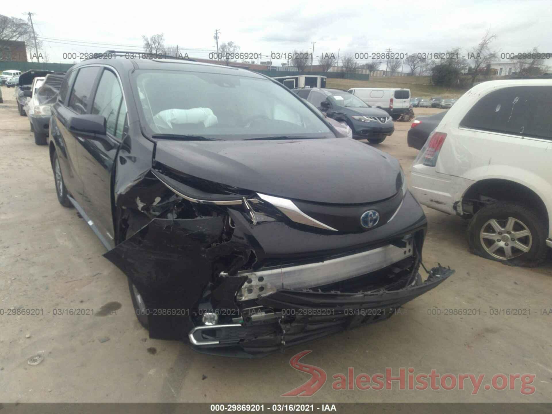 5TDJSKFC4MS011324 2021 TOYOTA SIENNA