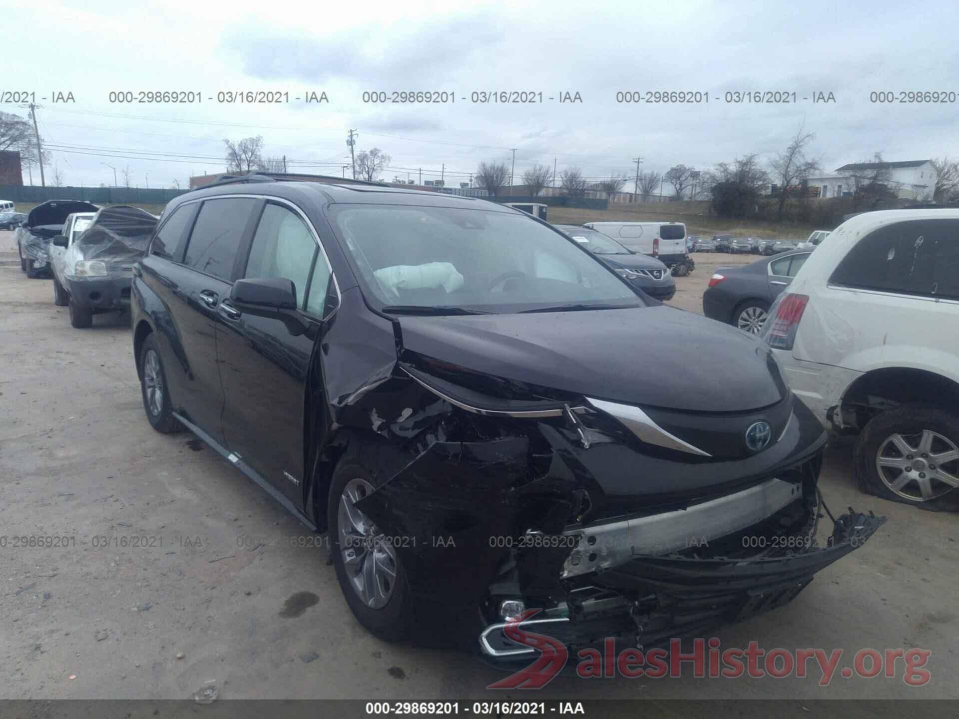 5TDJSKFC4MS011324 2021 TOYOTA SIENNA