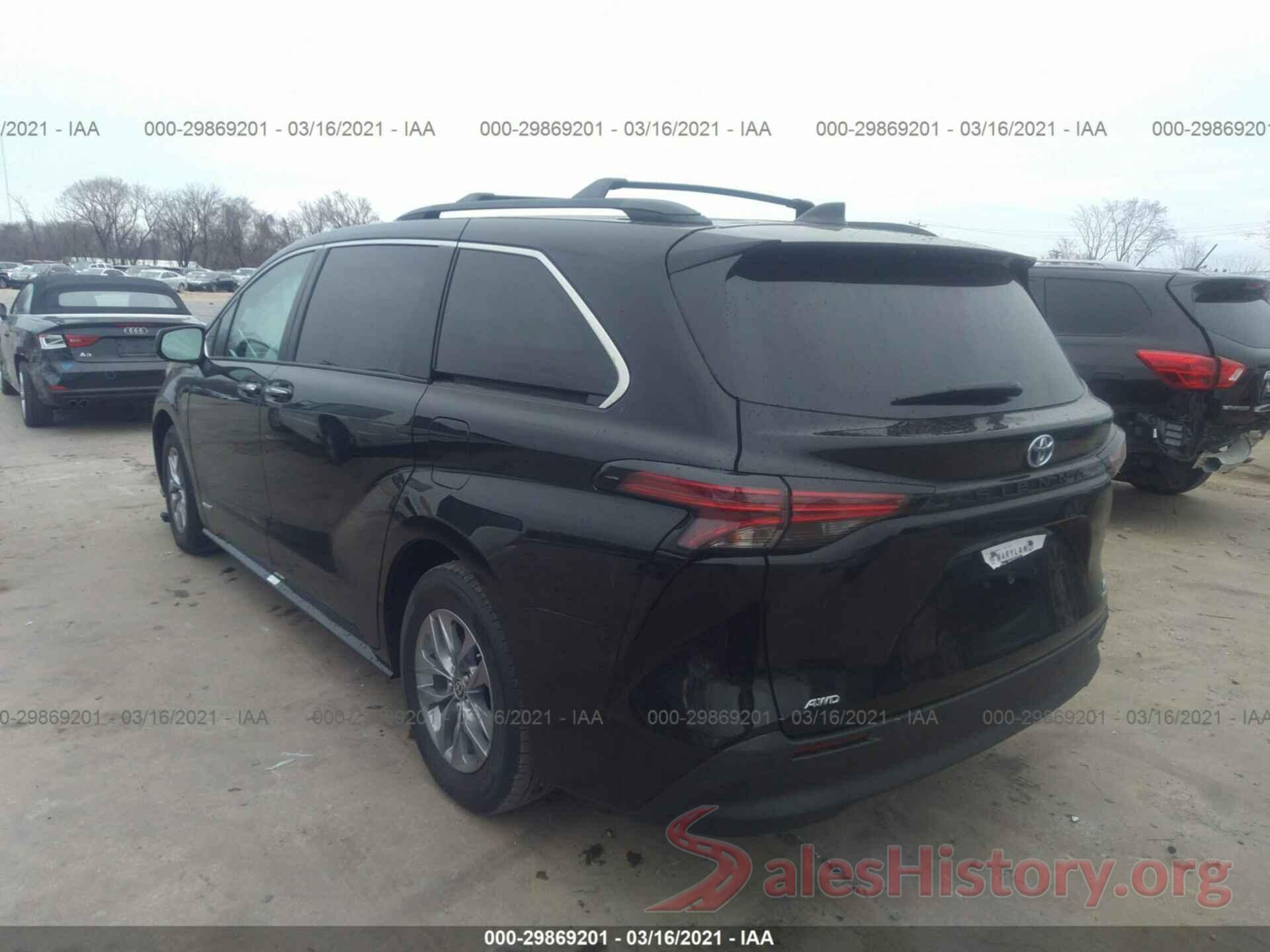 5TDJSKFC4MS011324 2021 TOYOTA SIENNA