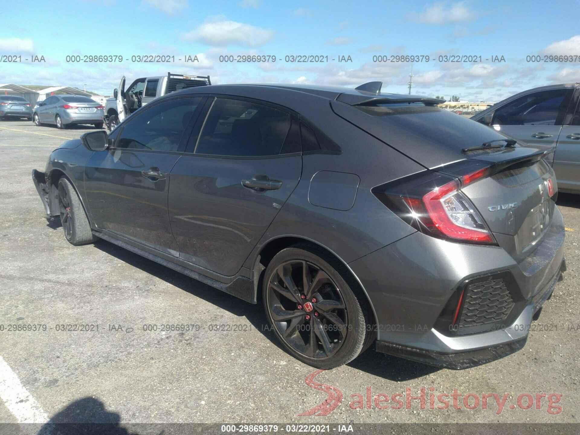 SHHFK7H48JU240984 2018 HONDA CIVIC HATCHBACK