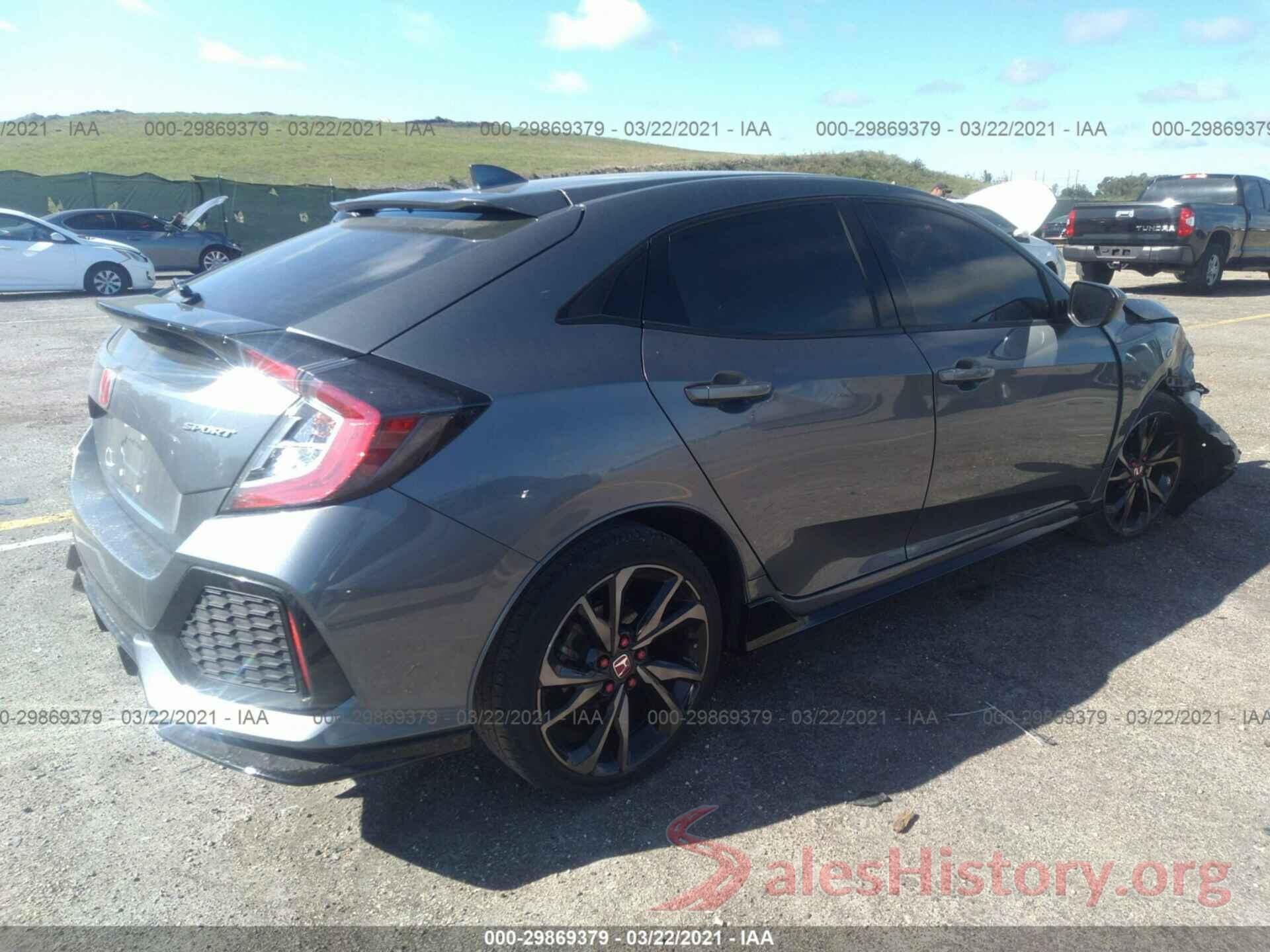 SHHFK7H48JU240984 2018 HONDA CIVIC HATCHBACK