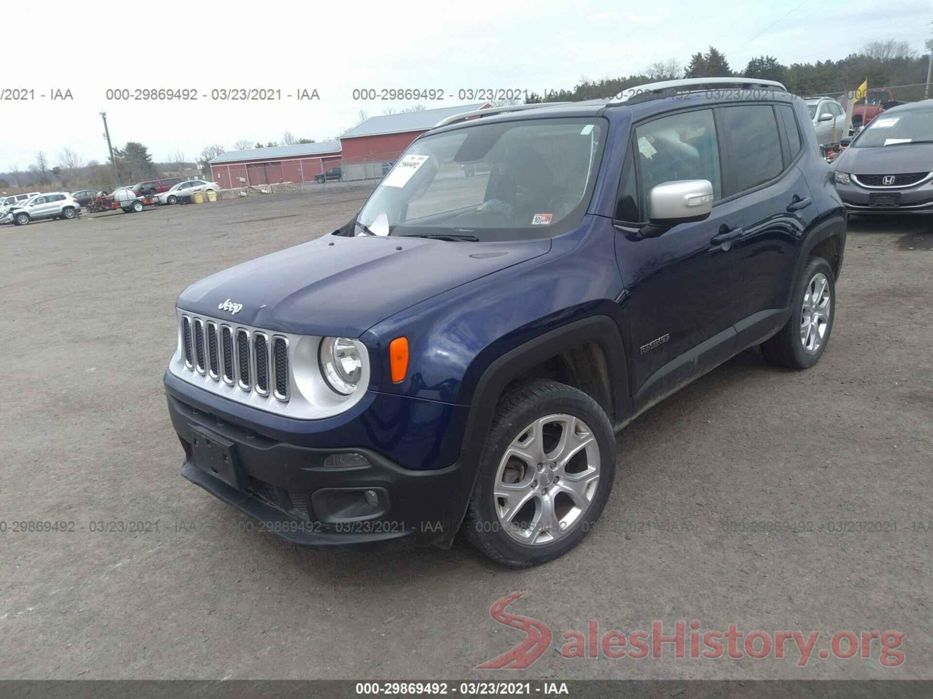 ZACCJBDT6GPE27200 2016 JEEP RENEGADE