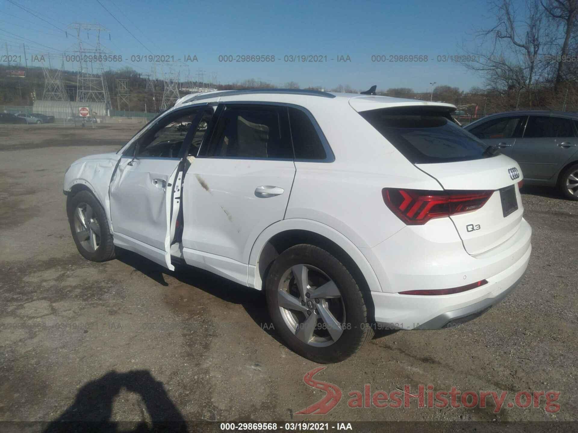 WA1AECF36L1003695 2020 AUDI Q3