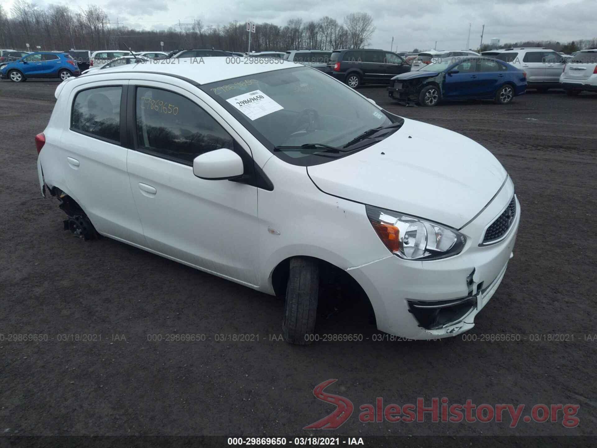 ML32A3HJXKH005430 2019 MITSUBISHI MIRAGE