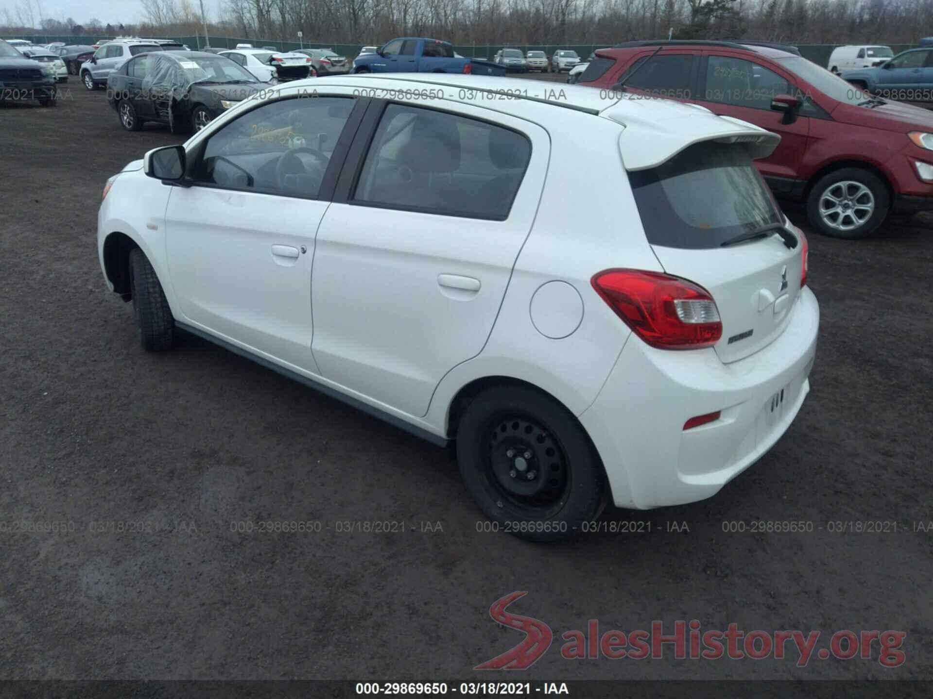 ML32A3HJXKH005430 2019 MITSUBISHI MIRAGE