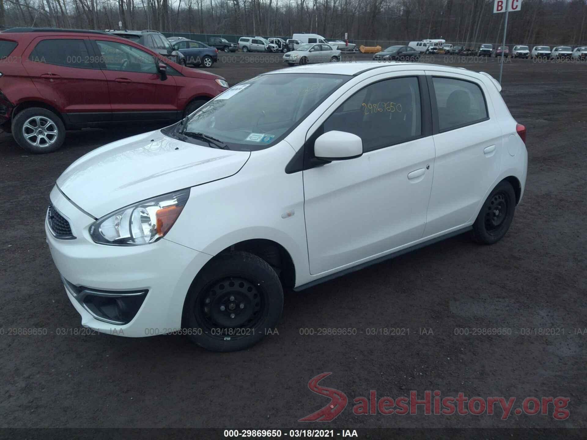 ML32A3HJXKH005430 2019 MITSUBISHI MIRAGE