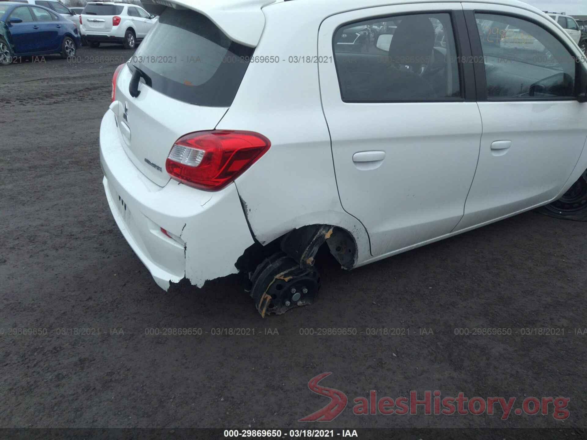 ML32A3HJXKH005430 2019 MITSUBISHI MIRAGE