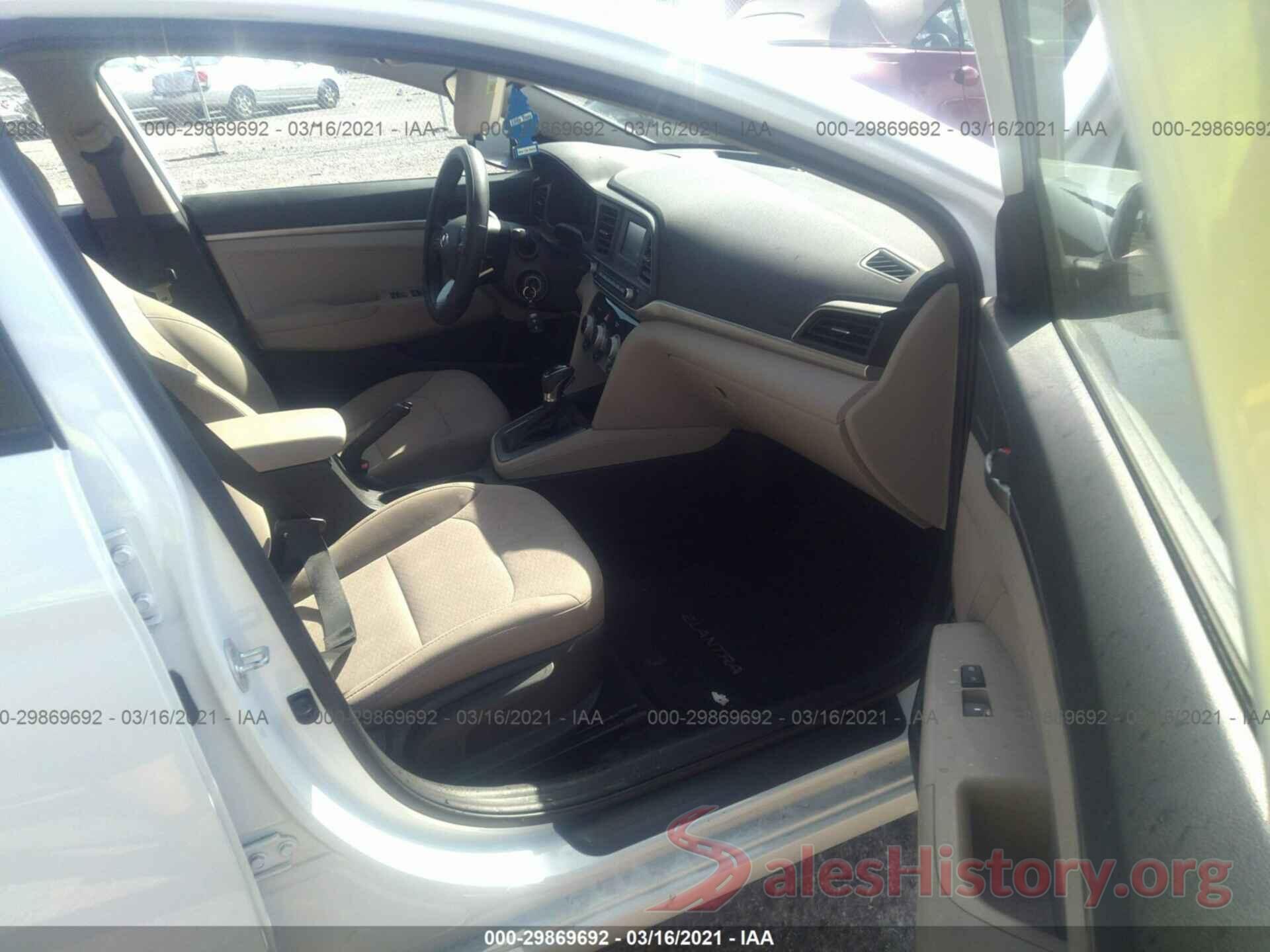 5NPD74LF5KH487299 2019 HYUNDAI ELANTRA