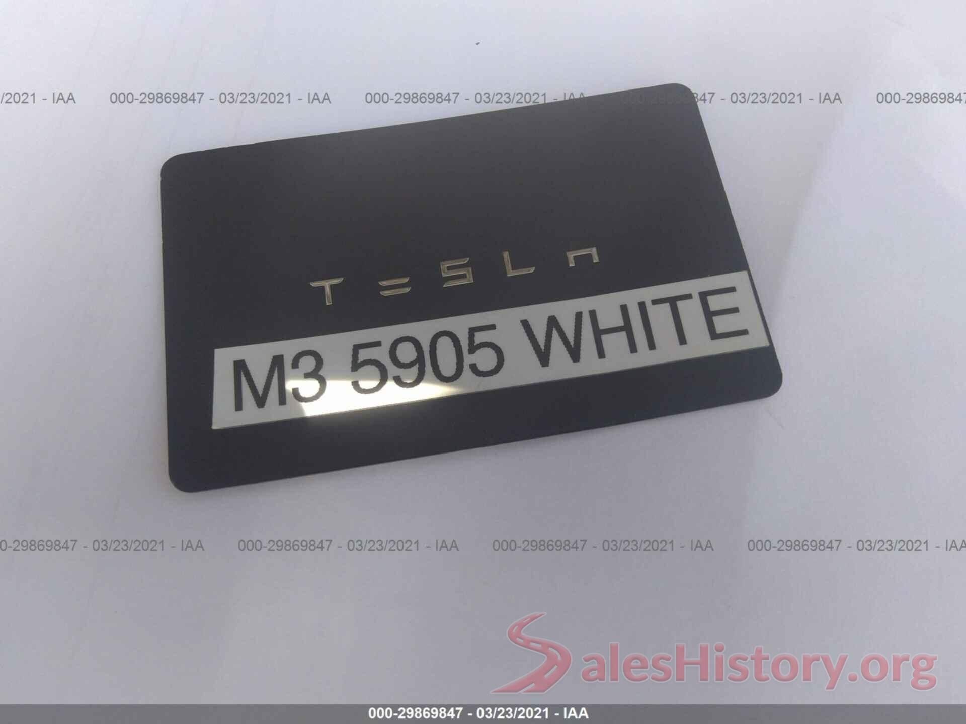 5YJ3E1EA5LF745905 2020 TESLA MODEL 3