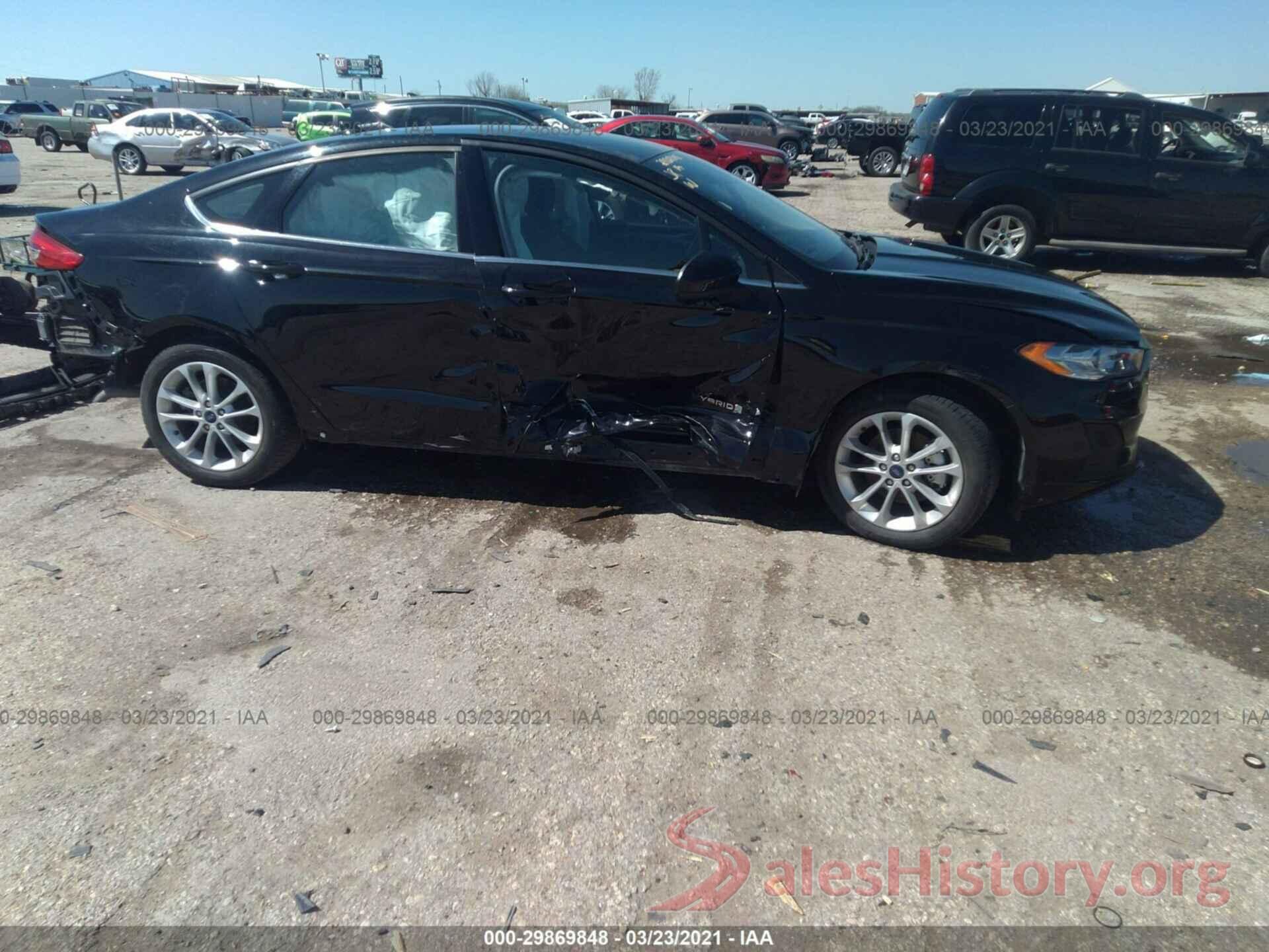 3FA6P0LU3KR207608 2019 FORD FUSION HYBRID