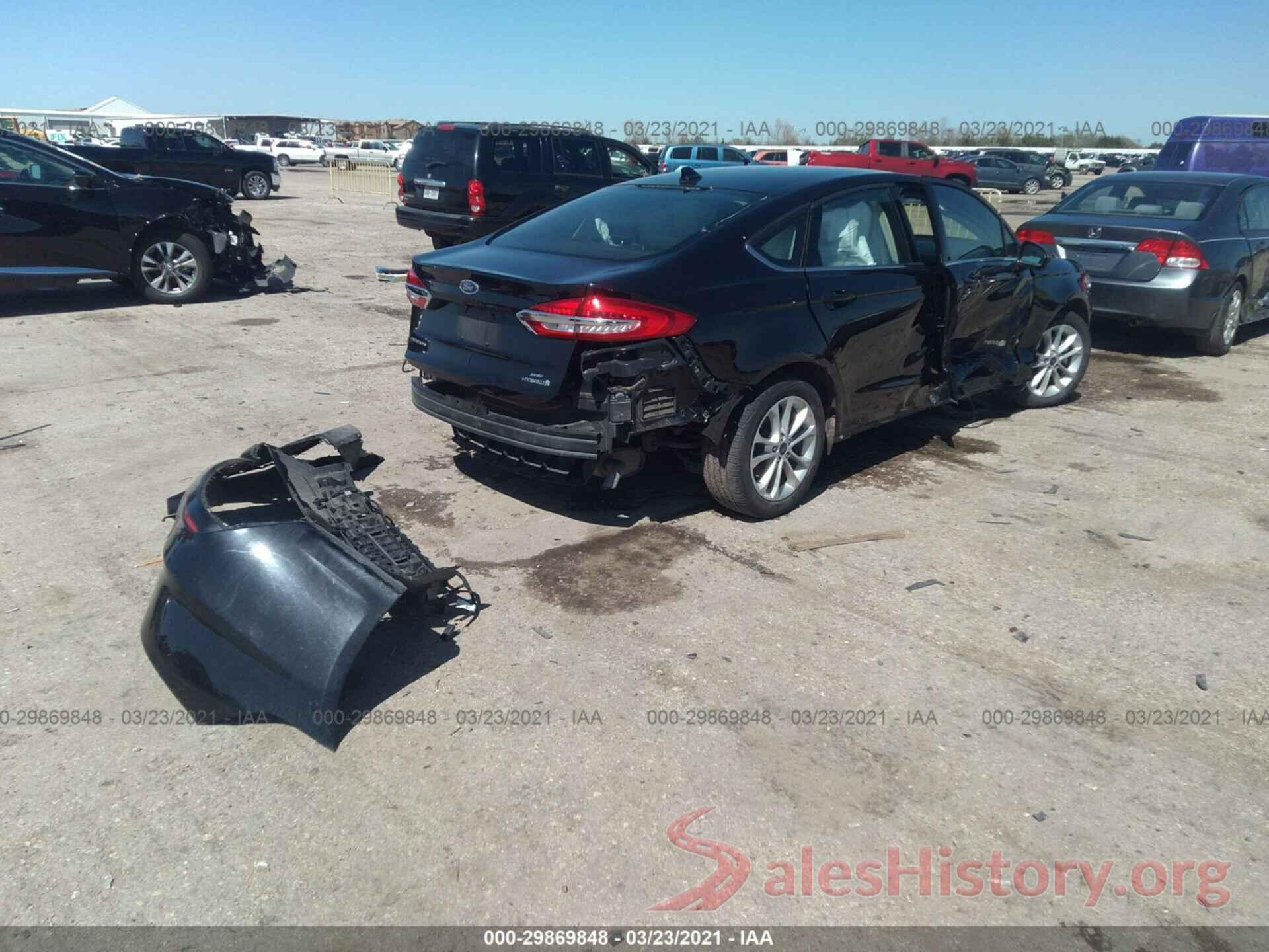 3FA6P0LU3KR207608 2019 FORD FUSION HYBRID