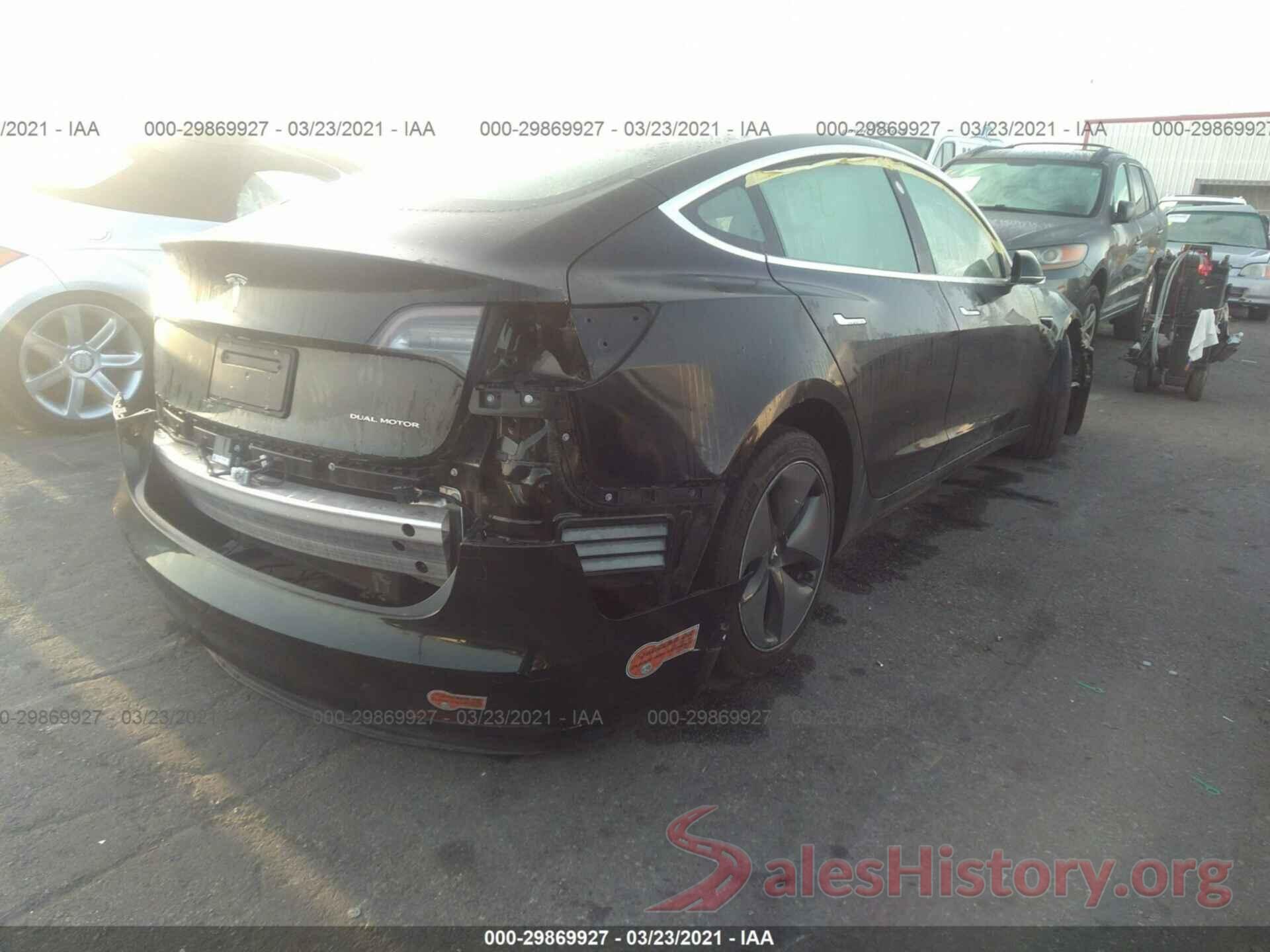 5YJ3E1EB6KF361347 2019 TESLA MODEL 3