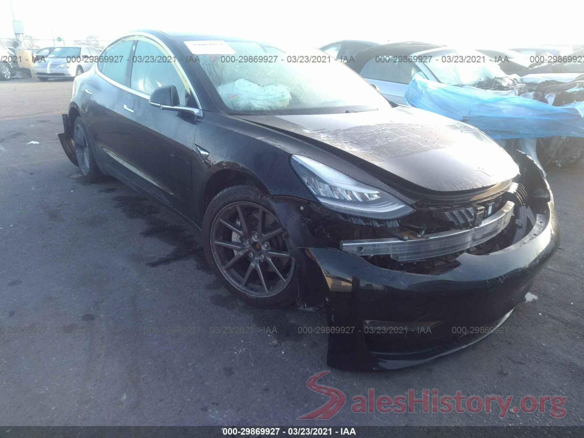 5YJ3E1EB6KF361347 2019 TESLA MODEL 3